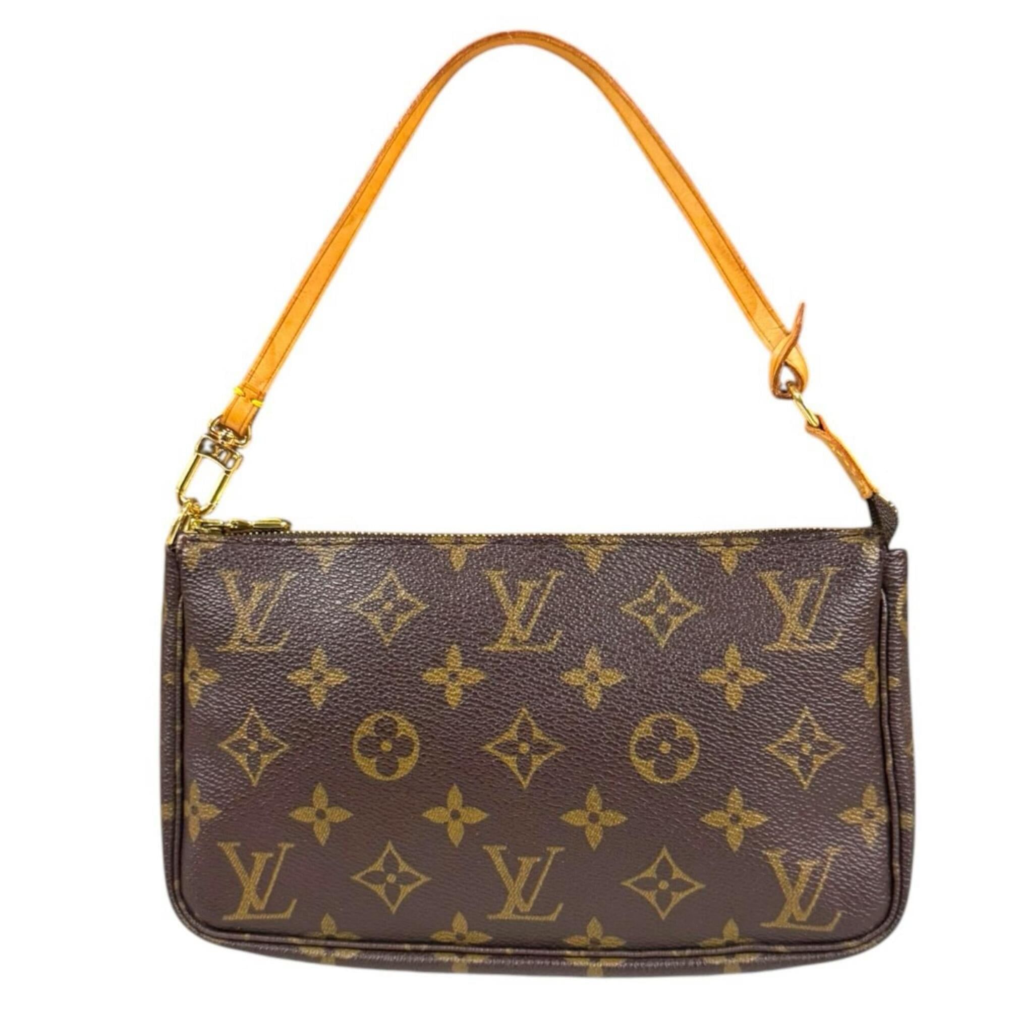 Louis Vuitton Louis Vuitton Pochette Accessoires Monogram Handbag, Canvas M51980 Brown, Women's LOUIS VUITTON Size ONE SIZE - 1 Thumbnail