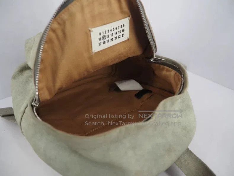 Maison Margiela maison margiela grey-green mini backpack. Size ONE SIZE - 8 Thumbnail