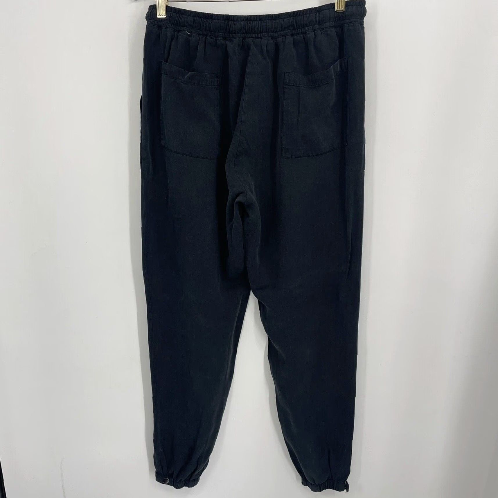 Vintage Carly Jean Pants Womens Large Navy Blue Joggers Tapered Drawstring Pockets 90s Cars Style Adult Regular Long Clothing Mens Womens Girls Boys Size 36" / US 14 / IT 50 - 4 Thumbnail