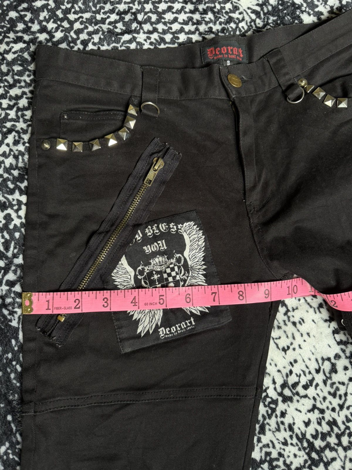 Le Grande Bleu (L.G.B.) Vintage Y2K Deorart Punk Style Pants Size US 30 / EU 46 - 9 Thumbnail