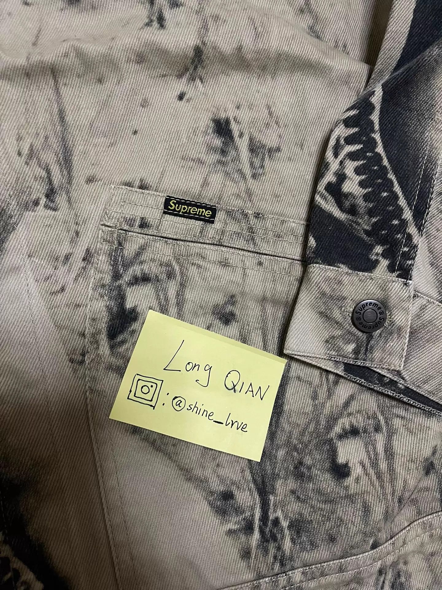 Supreme Supreme 'is love' Workwear Denim Jacket XL New Size US XL / EU 56 / 4 - 6 Thumbnail
