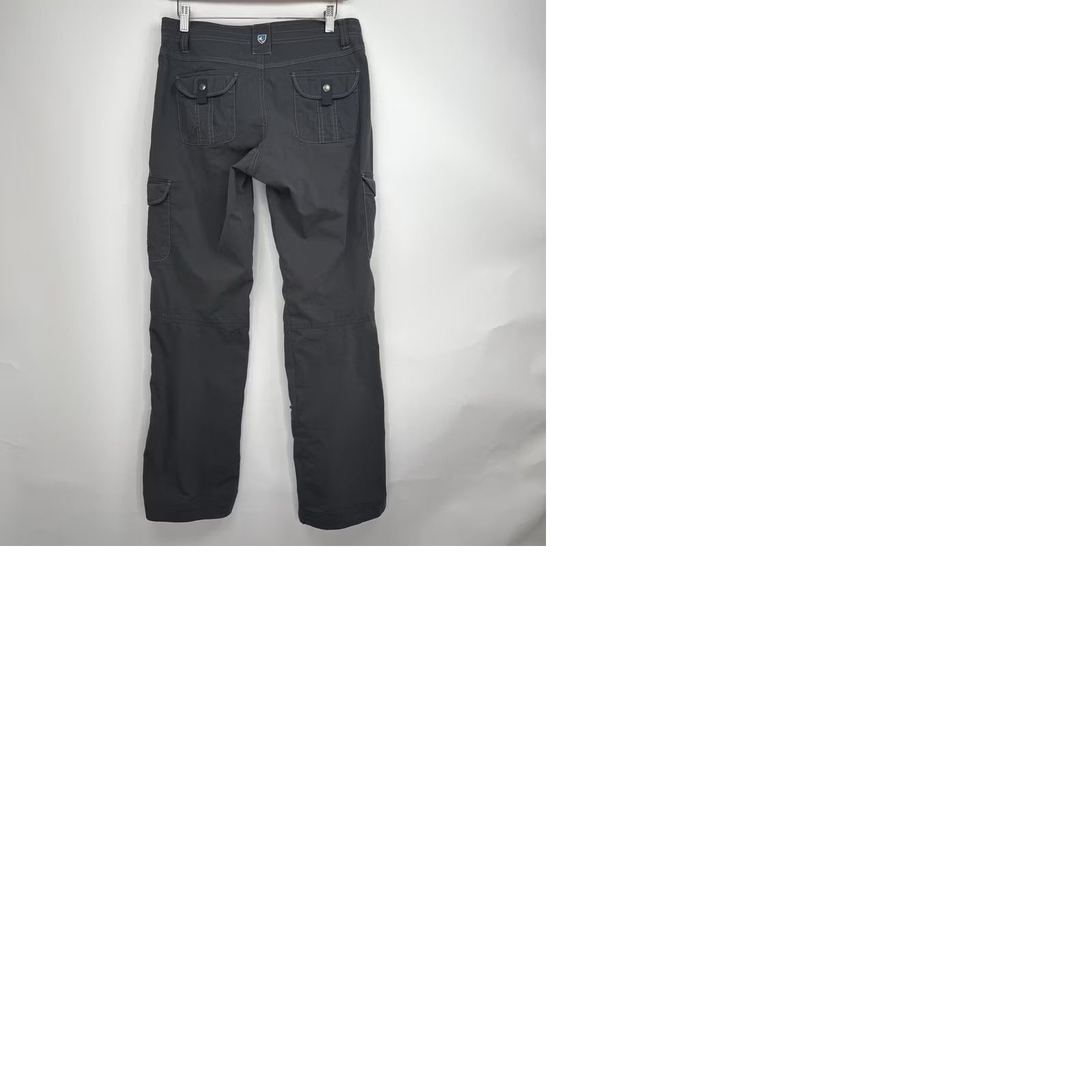 Vintage Kuhl Pants Women 8 Regular Roll Up Cargo Pockets UPF Grey 32x32.5 Size 30" / US 8 / IT 44 - 9 Thumbnail