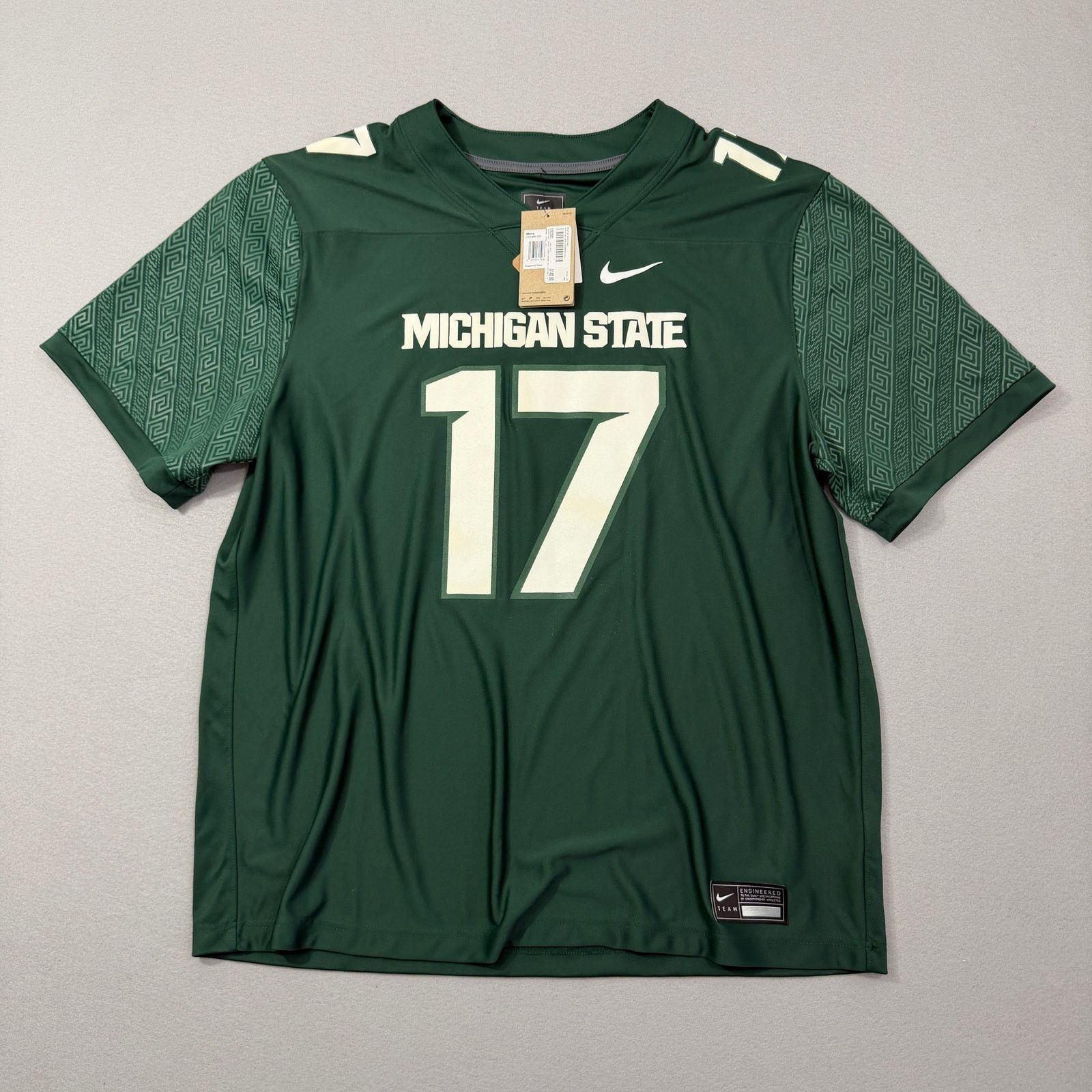 Nike Nike Michigan State Spartans Tre Mosley Jersey 2XL NEW Size US XXL / EU 58 / 5 - 1 Thumbnail