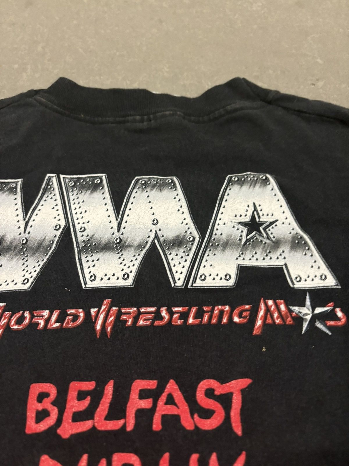Vintage × WWE Vintage Word Wrestling All Stars Y2K WWE Tee Size US S / EU 44-46 / 1 - 13 Thumbnail
