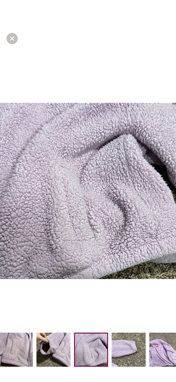 Other Purple fleece Size L / US 10 / IT 46 - 3 Thumbnail