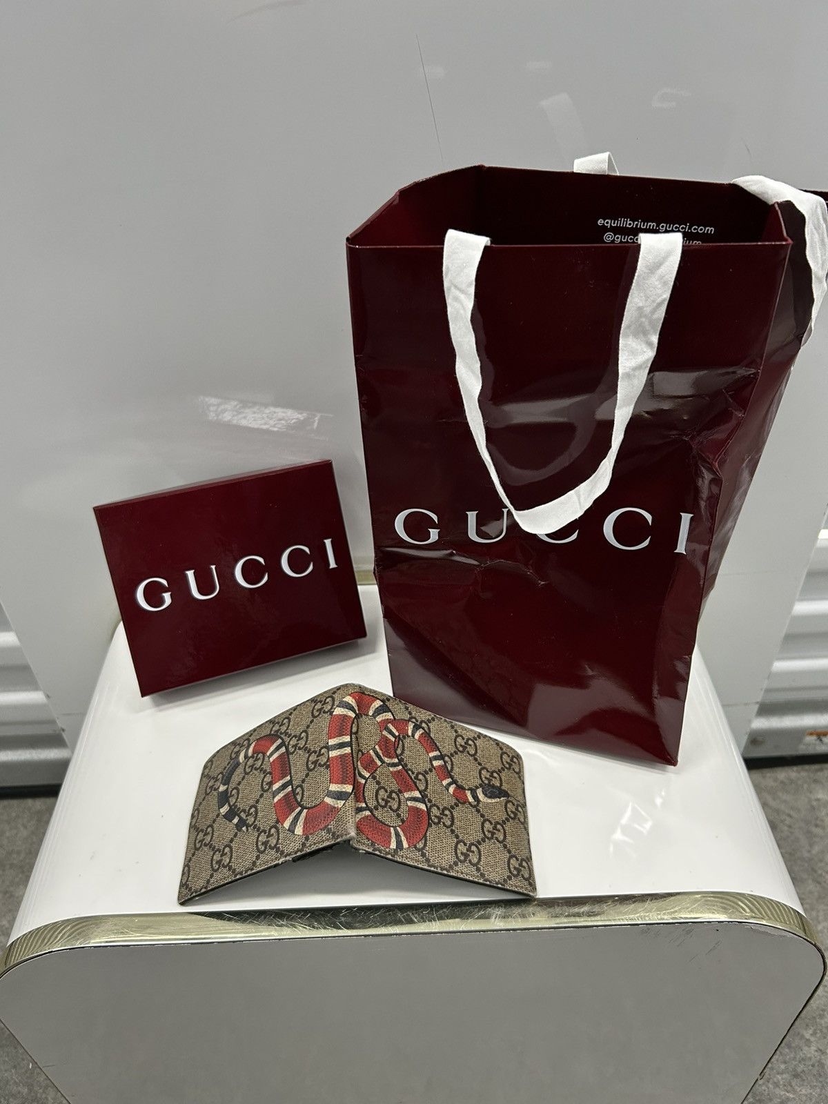 Gucci Gucci snake wallet with box and bag Size ONE SIZE - 1 Thumbnail