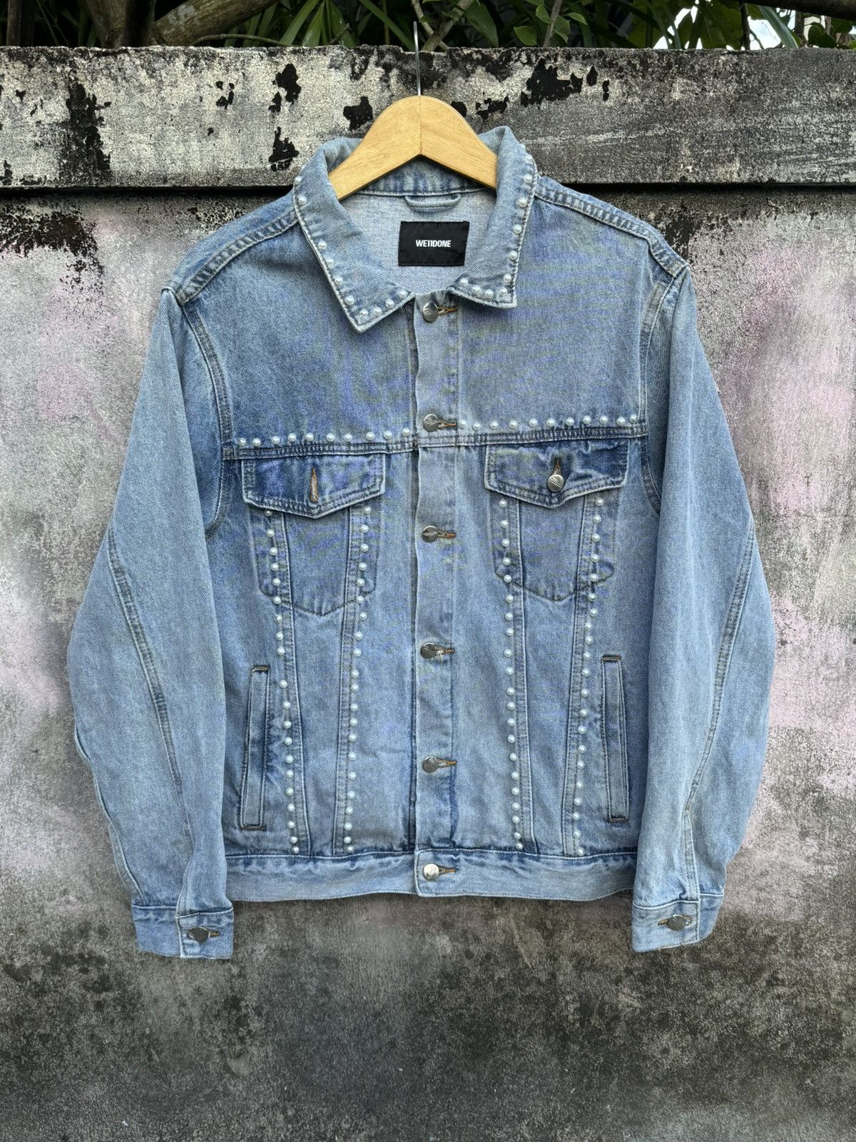 WE11DONE Pearl Denim Jacket Size US L / EU 52-54 / 3 - 1 Thumbnail