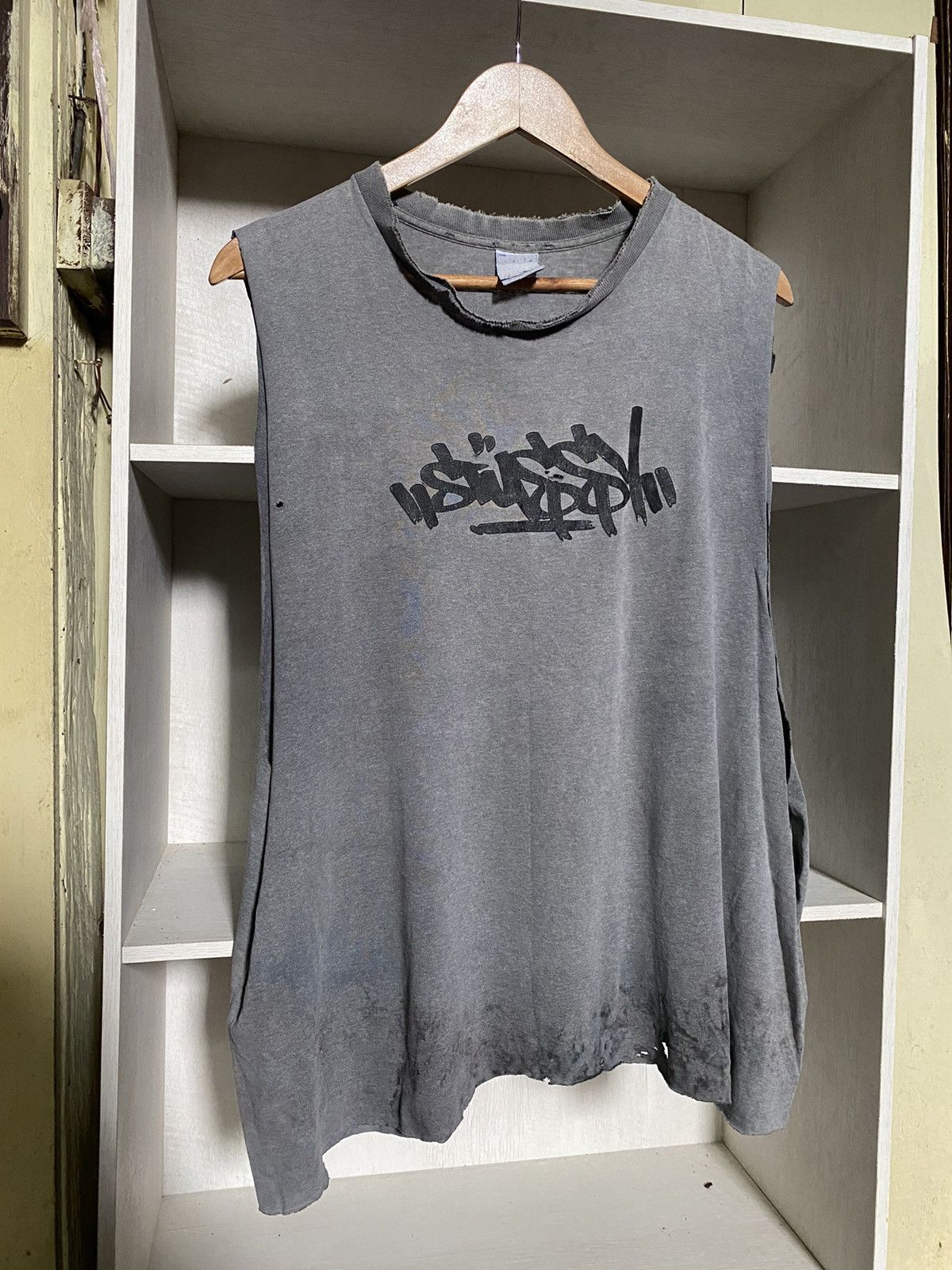 Stussy × Vintage Stussy trashed used 2001 Size US XL / EU 56 / 4 - 1 Thumbnail