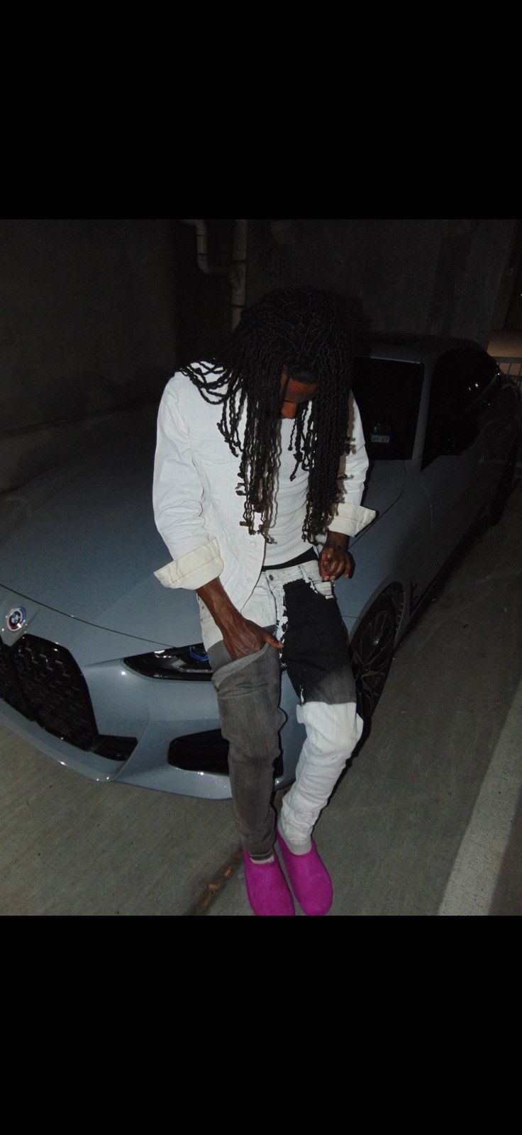 Rick Owens Rick Owens TECUATL S/S 20 White Wax Tyrone Collage Denim Size US 36 / EU 52 - 1 Thumbnail