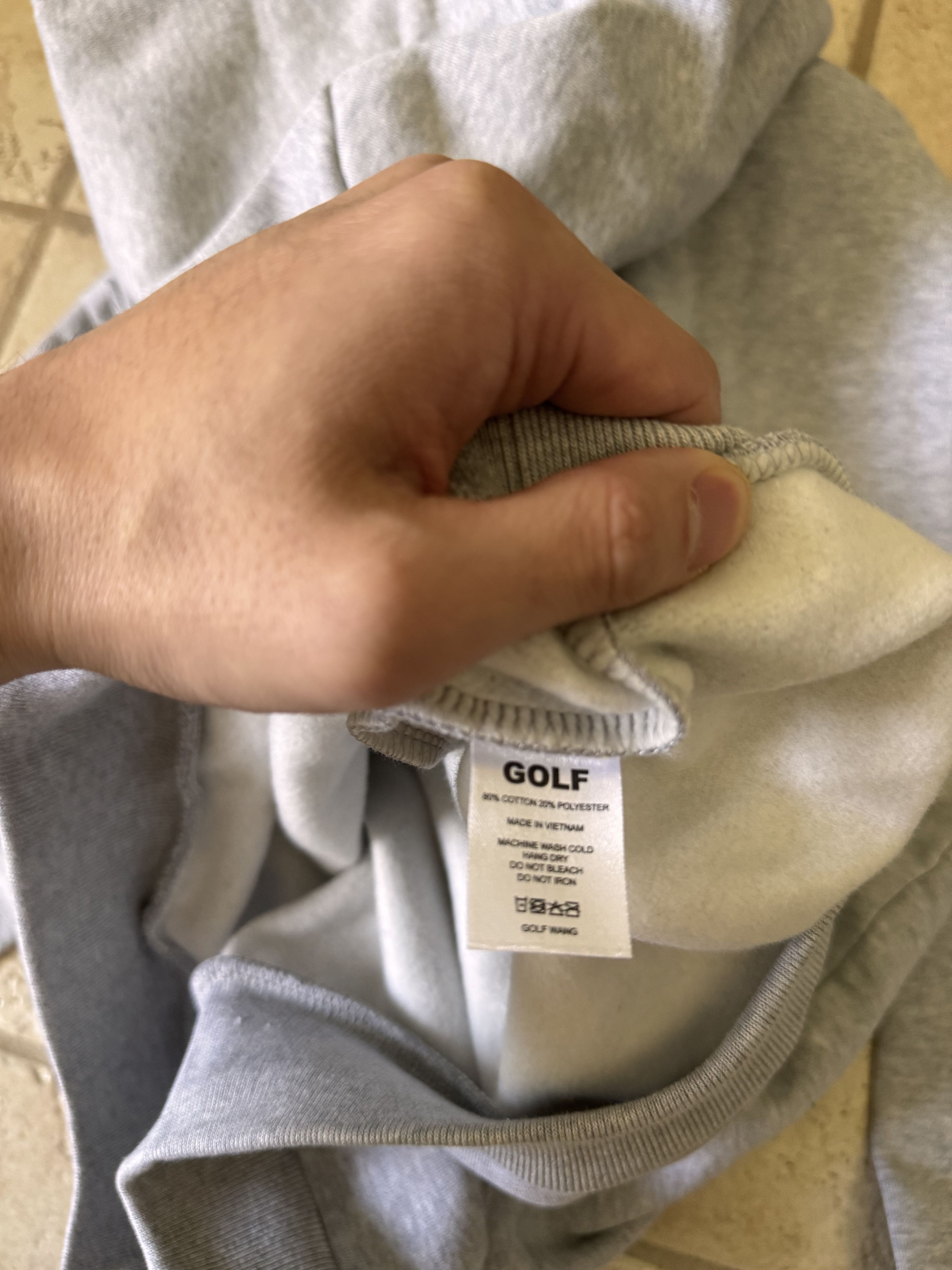 Golf Wang New Golf Wang Gray Logo Hoodie - Medium Size US M / EU 48-50 / 2 - 4 Thumbnail