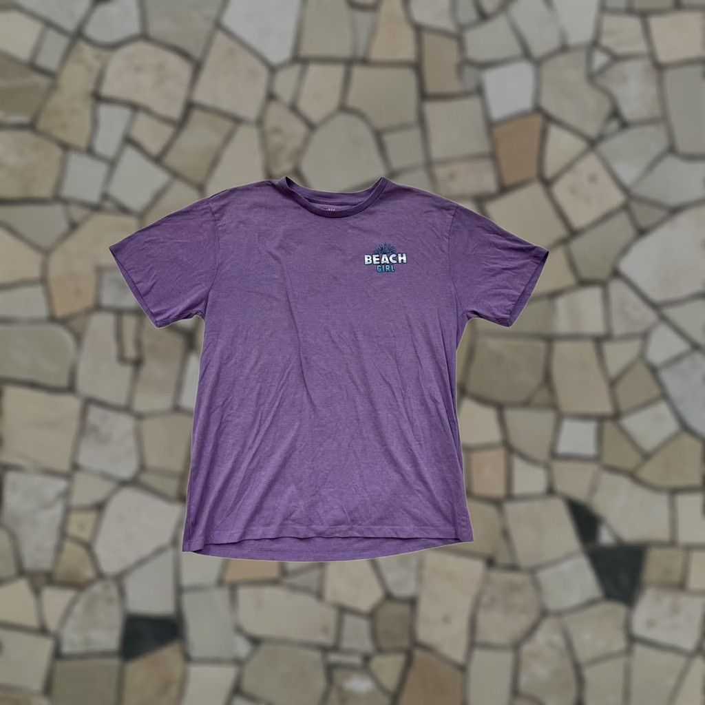 Vintage VINTAGE Beach Girl Graphic T-Shirt Purple Sunshine Raised XL Purple Unisex Adults Shirt Womens/Mens (adjust to since gender not specified) Size XL / US 12-14 / IT 48-50 - 1 Thumbnail