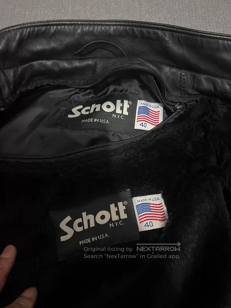 Schott Classic stand-up collar coffee rider motorcycle rock 'n' Size US L / EU 52-54 / 3 - 1 Thumbnail