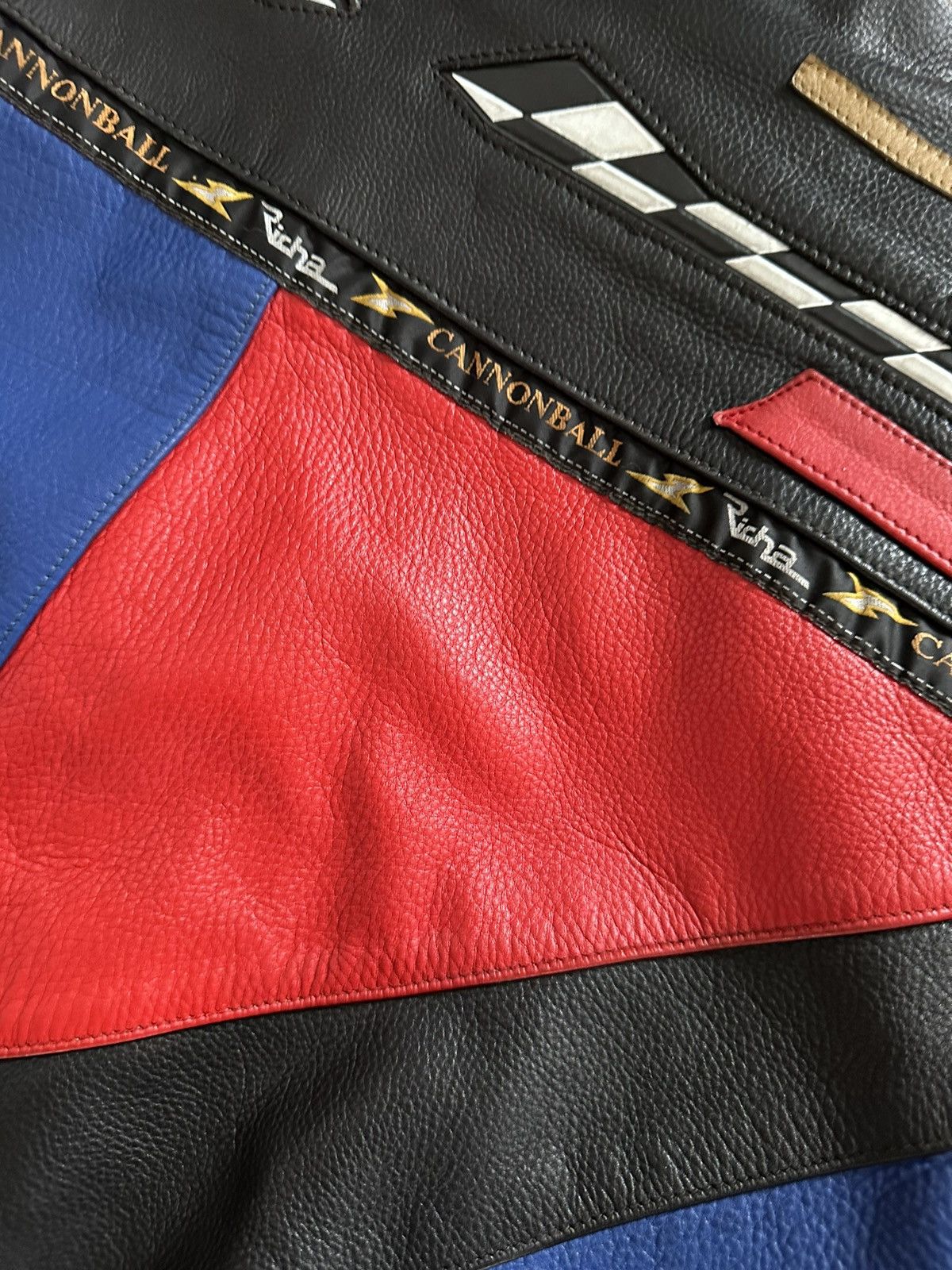 Genuine Leather × Vintage Richa Cannonball Leather Jacket