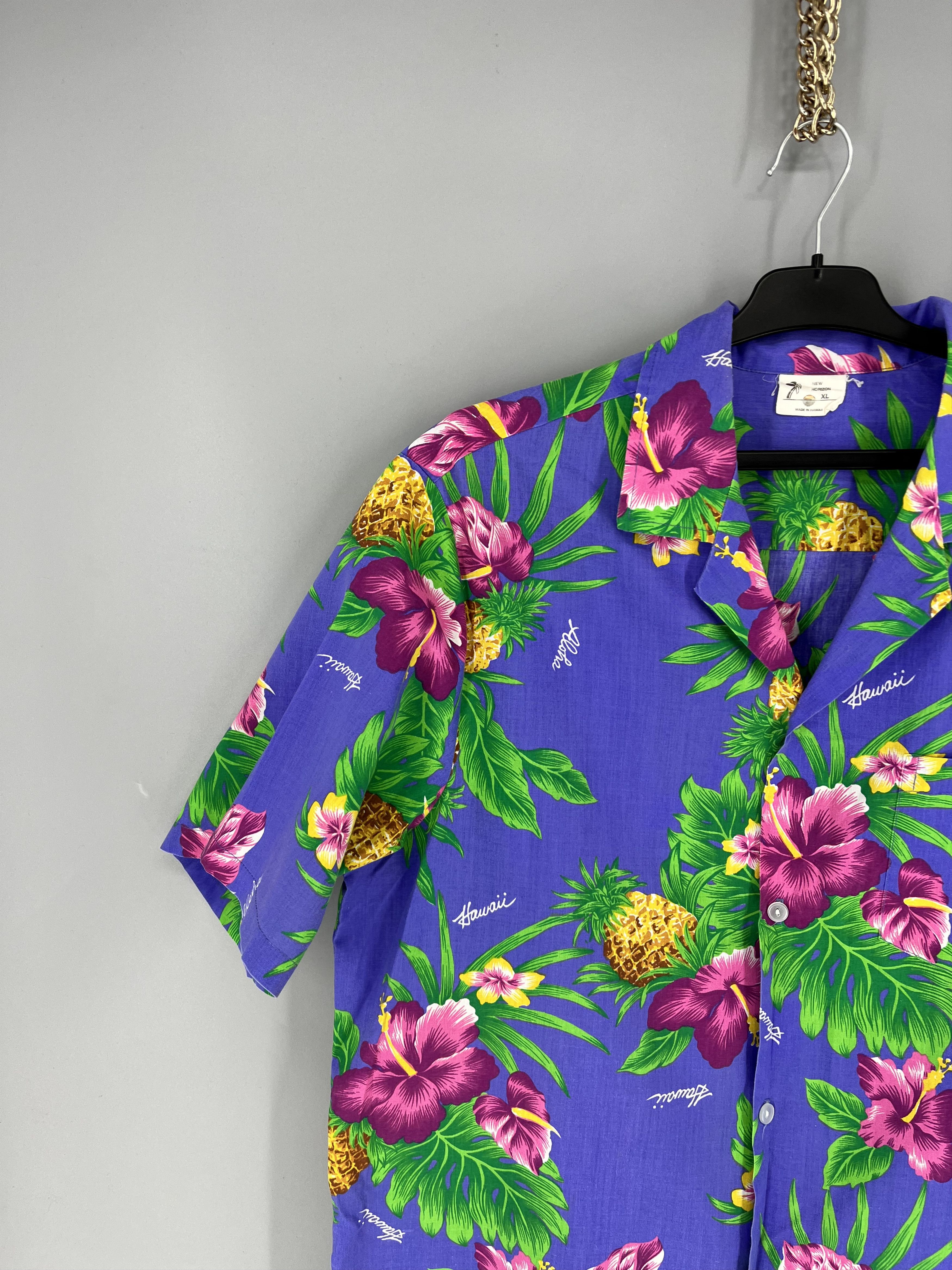 Vintage Vintage Y2K Art Streetwear Hawaiian Travis Scott style Size US XXL / EU 58 / 5 - 4 Thumbnail