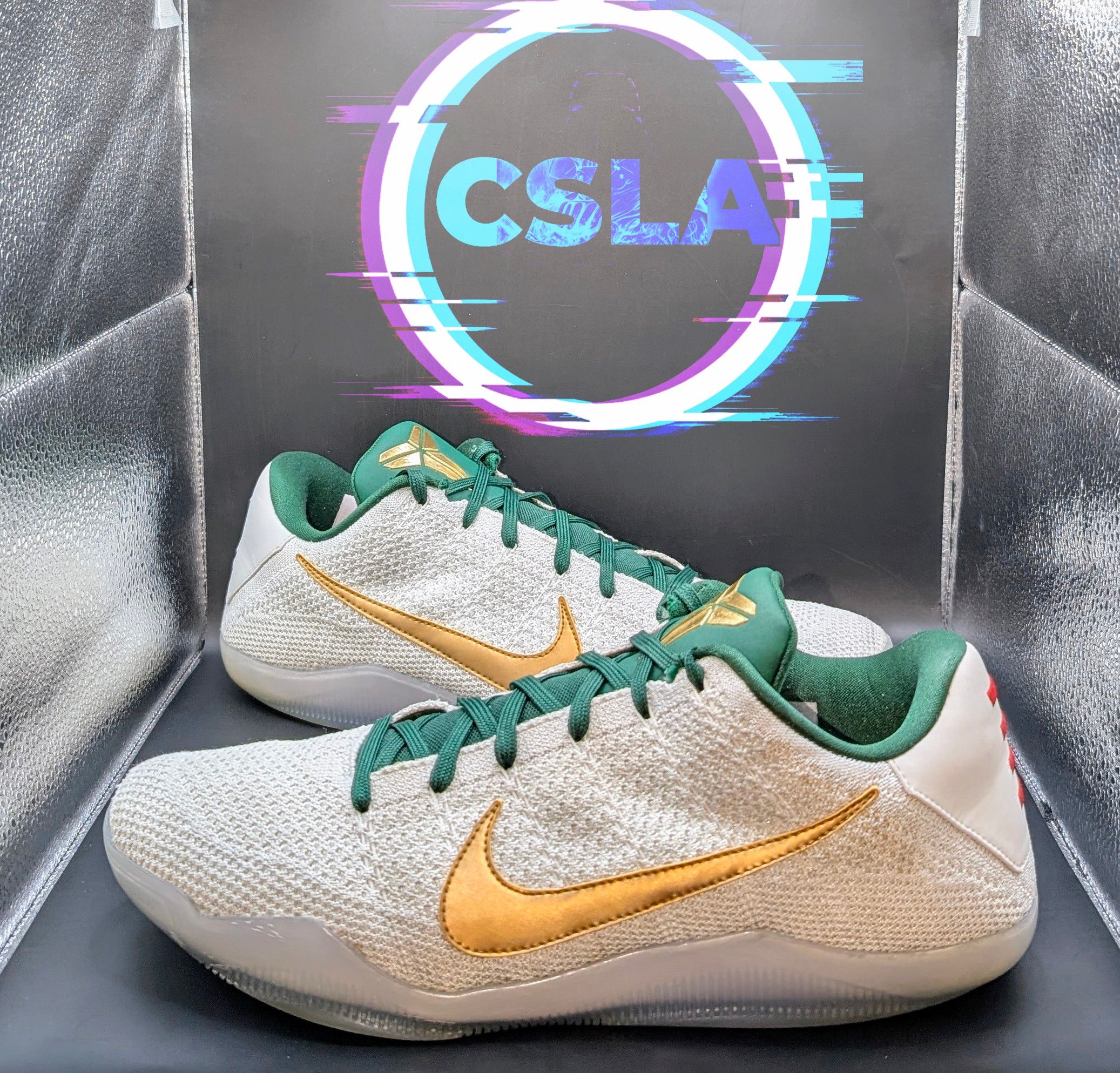 Nike Nike Kobe 11 Michigan State Spartans Promo Sample PE Size US 13 / EU 46 - 1 Thumbnail