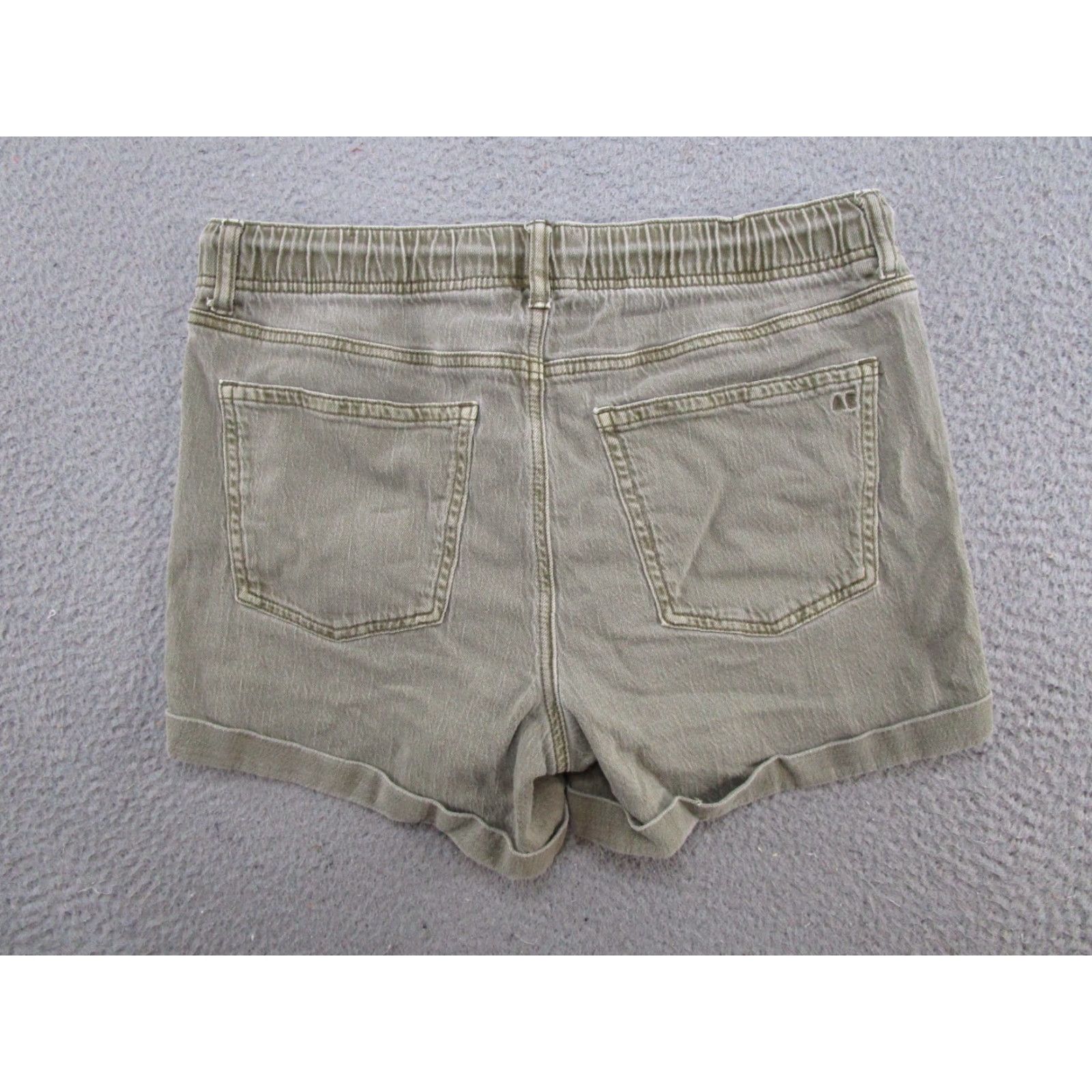 American Eagle Outfitters American Eagle Outfitters Shirt Womens Olive Army Green Size 10 Stretch Elastic Waist Casual Daytime Summer Spring Size ONE SIZE - 7 Thumbnail