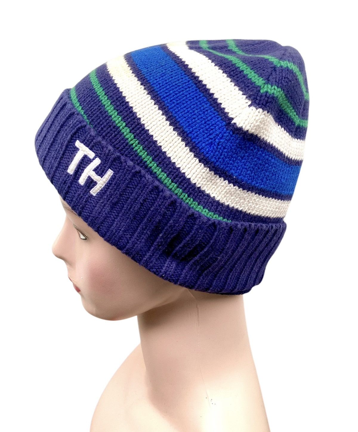 Tommy Hilfiger Tommy Hilfiger Stripe Beanie Size ONE SIZE - 1 Thumbnail