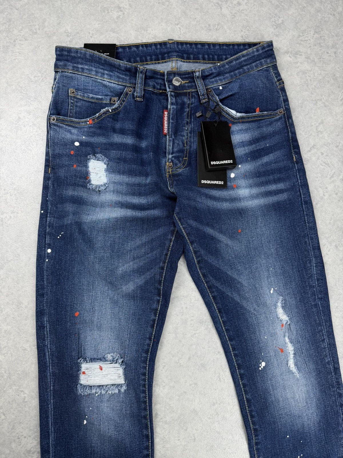 Dsquared2 Dsquared2 Cool Guy Denim Distressed Paint Jeans Size 46 Size US 30 / EU 46 - 3 Thumbnail