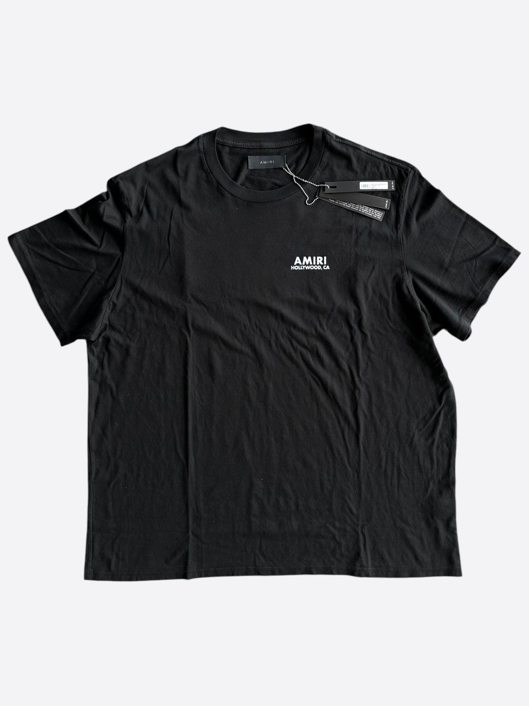 Amiri Black & White Los Angeles Exclusive Bones T-Shirt