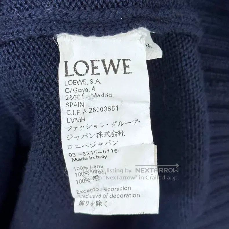 Loewe Loewe Solid Color Embroidered Logo Wool Cardigan Size M / US 6-8 / IT 42-44 - 6 Thumbnail
