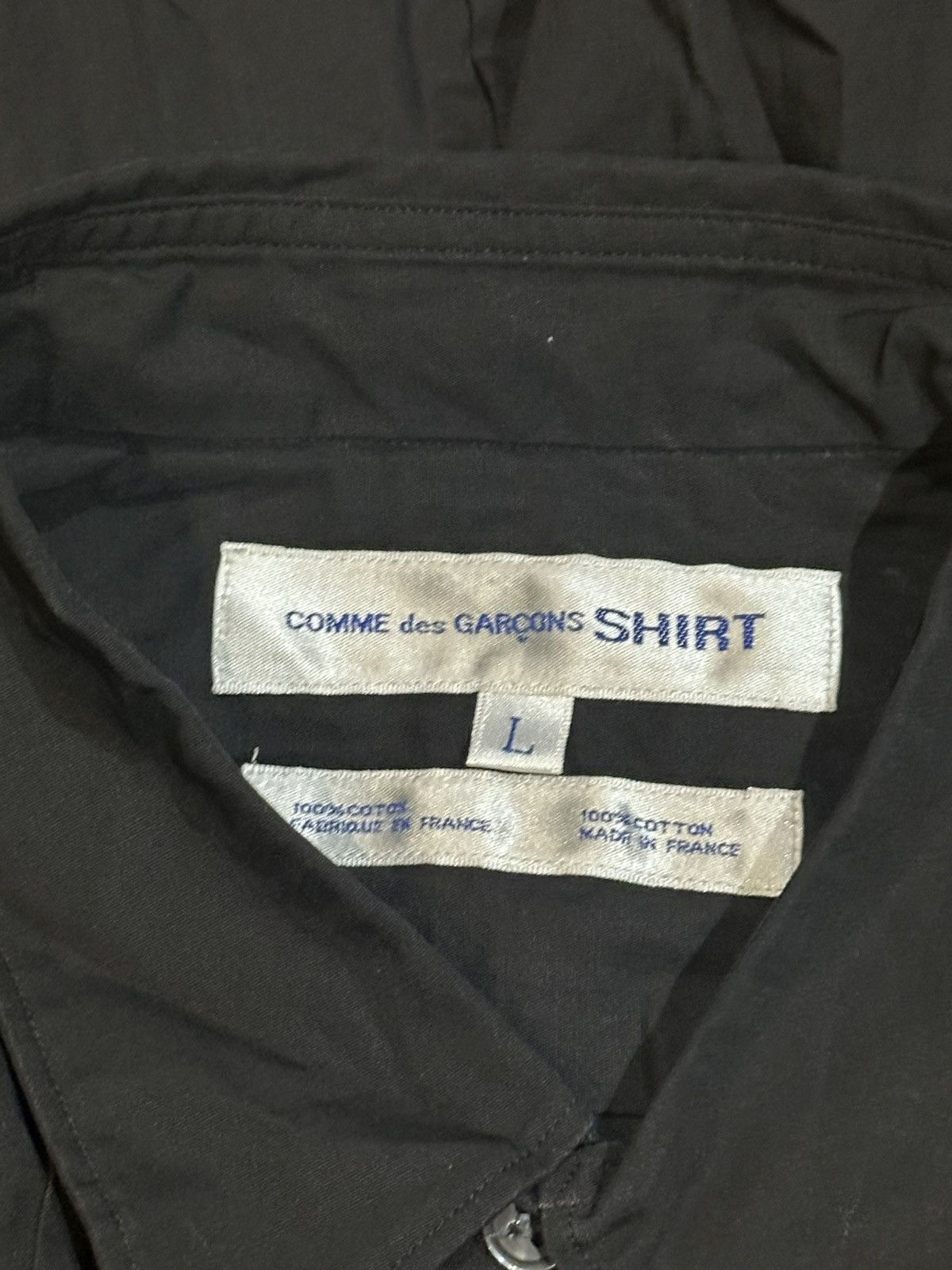 Comme des Garcons SHIRT CDG Distressed Frayed Ripped Torn Up Shirt Size US L / EU 52-54 / 3 - 4 Thumbnail