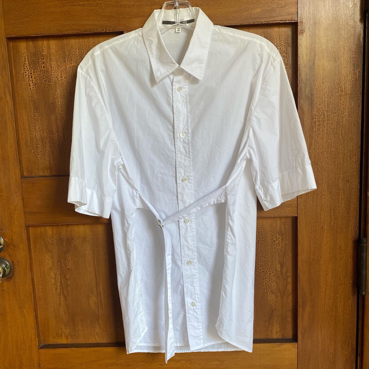 McQ Alexander McQueen McQ white cotton poplin shirt Size US S / EU 44-46 / 1 - 7 Thumbnail