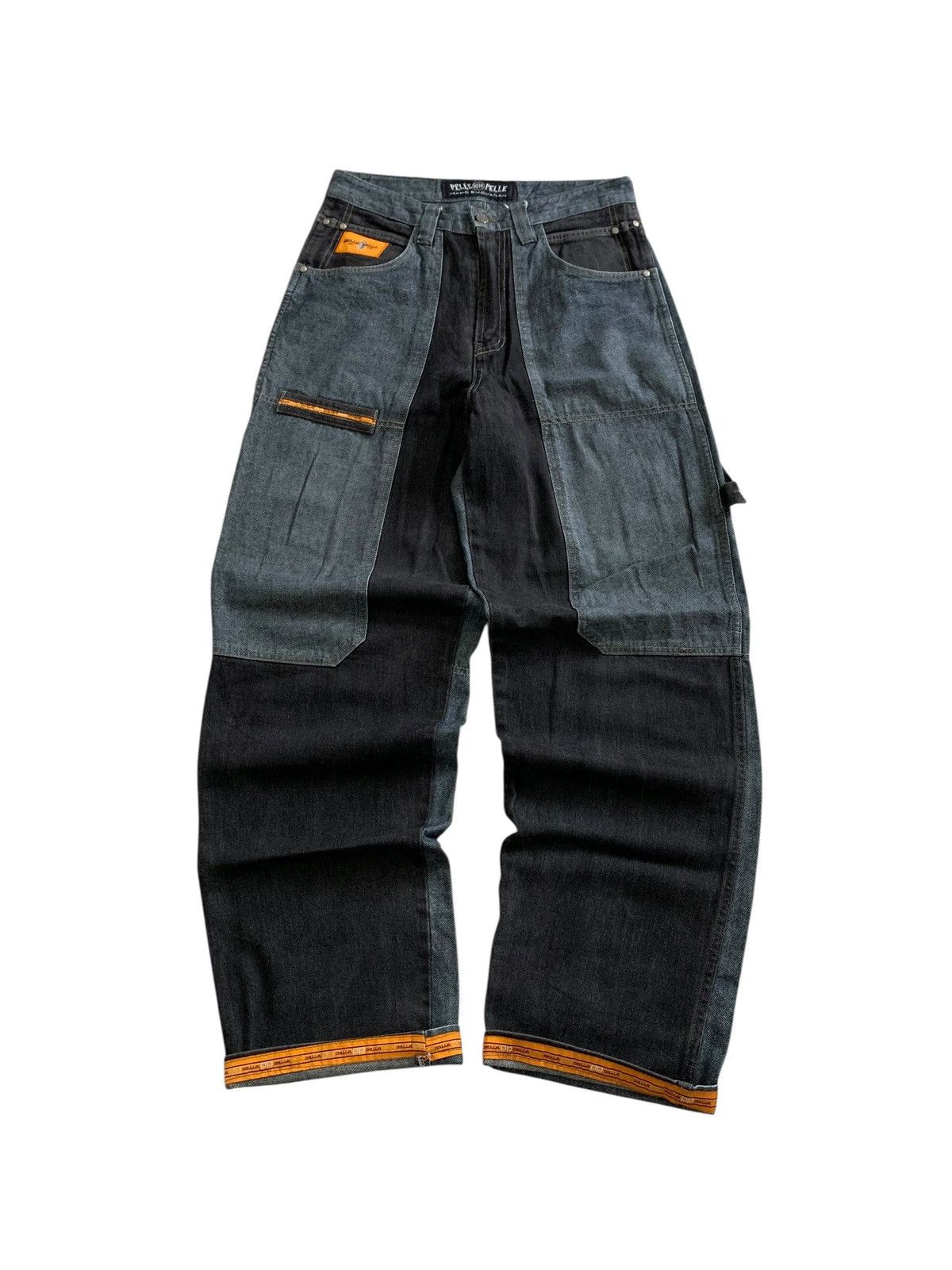 Pelle Pelle Last📦Vintage Pelle Pelle Y2k Double Knee Carpenter Denim Size US 30 / EU 46 - 1 Thumbnail