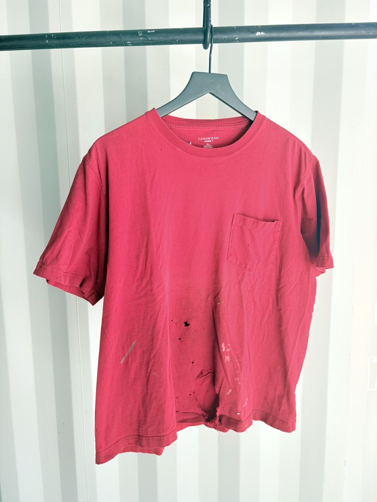 Vintage Thrashed Sun Faded Tee Shirt Distressed ERD Grunge Size US L / EU 52-54 / 3 - 1 Thumbnail