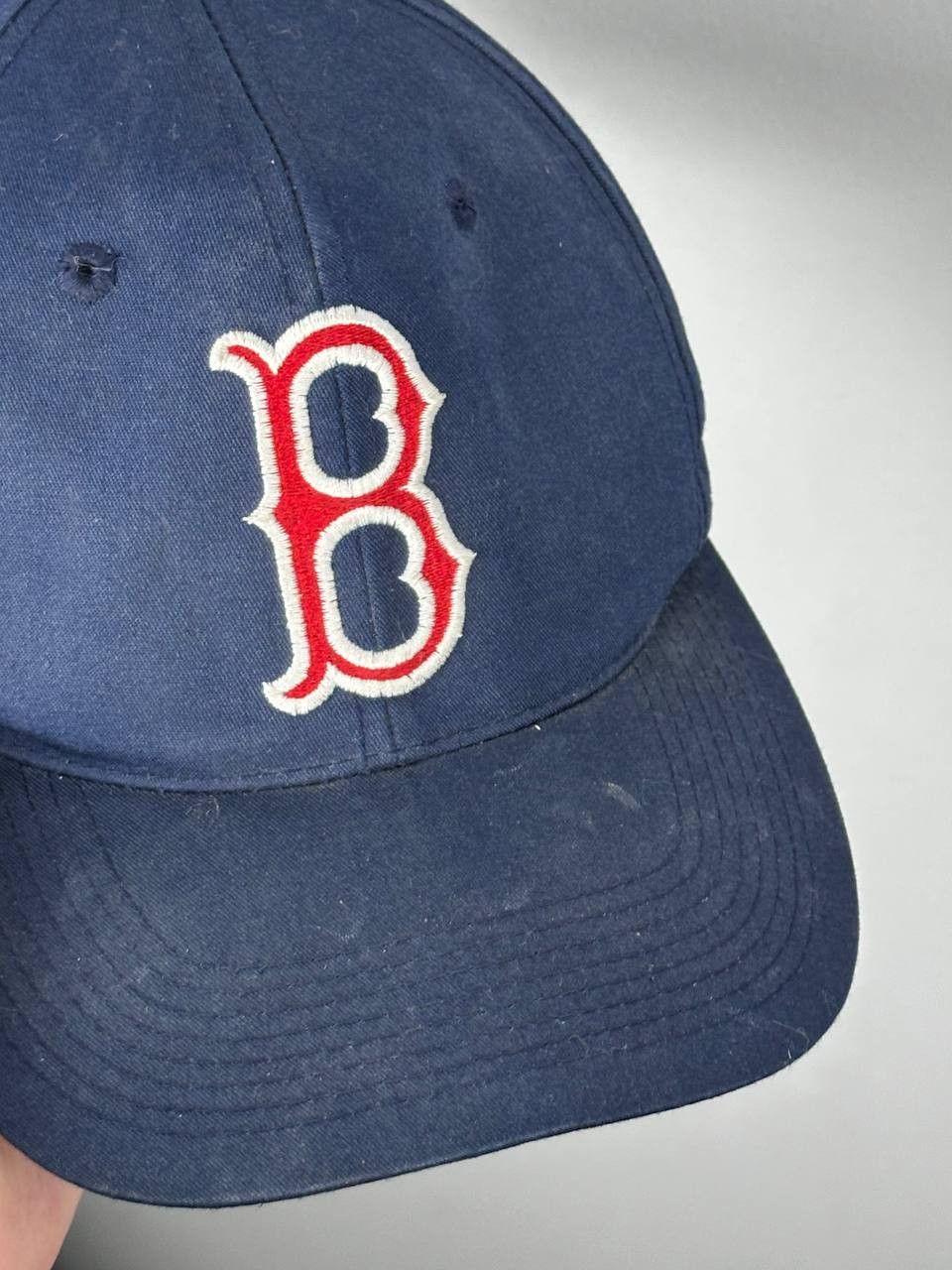 MLB Vintage Boston Red Socks Authentic Blue Hat Size ONE SIZE - 4 Thumbnail