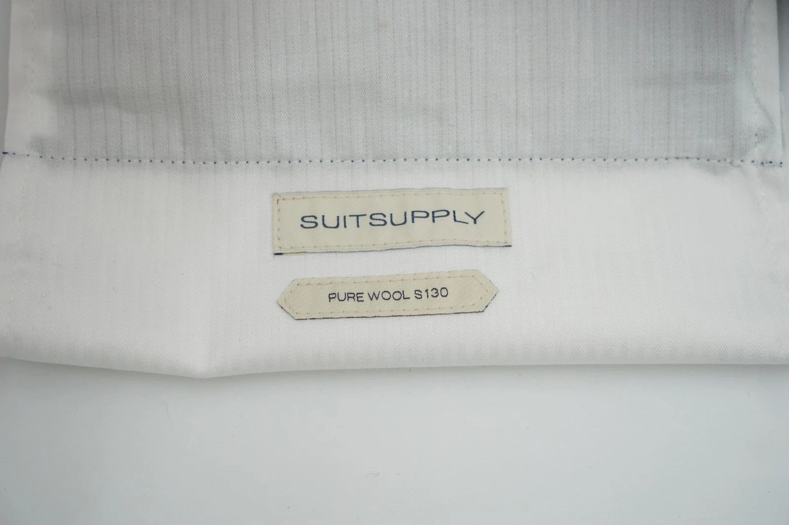 Suitsupply Men Suitsupply Pants Navy Blue Pure Wool S130 24 UK/US38S Size 38S - 5 Thumbnail