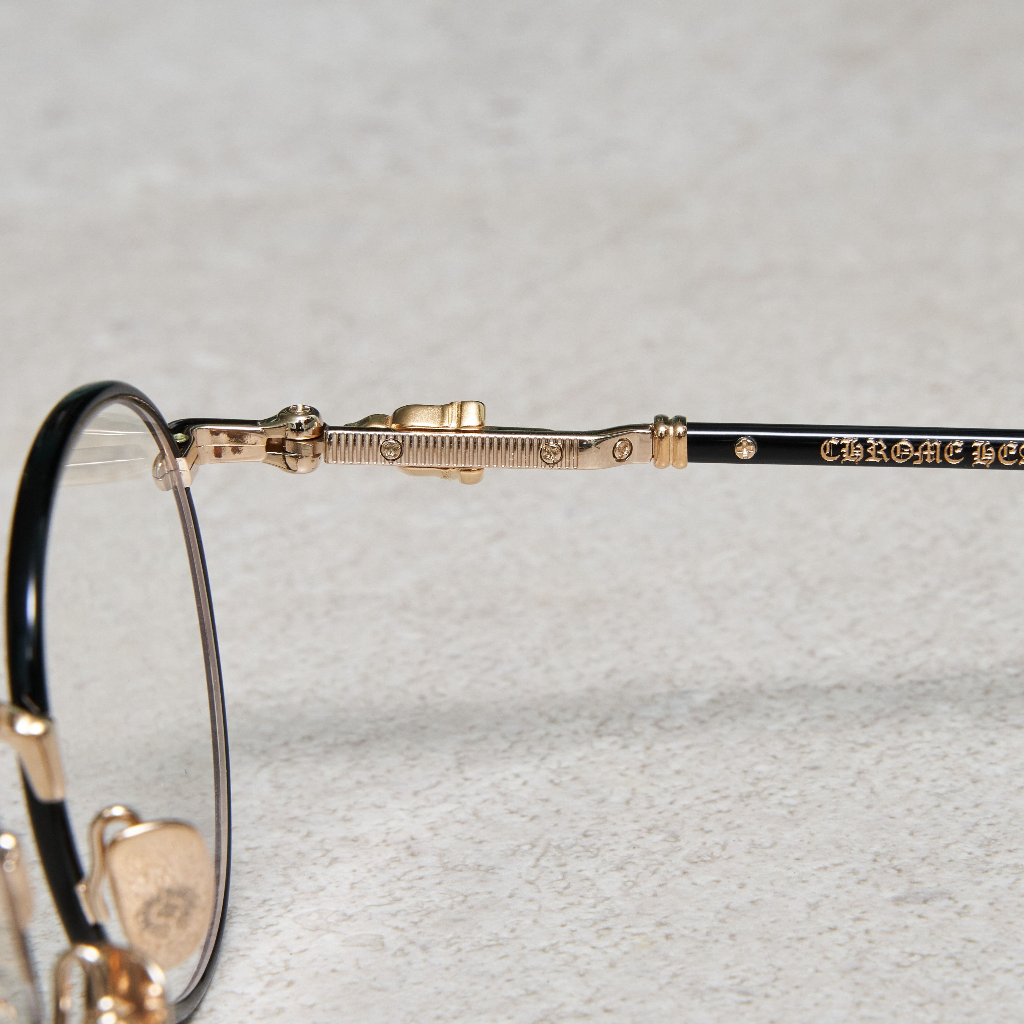 Chrome Hearts CHROME HEARTS BUBBA - A MATTE BLACK/GOLD PLATED Size ONE SIZE - 3 Thumbnail
