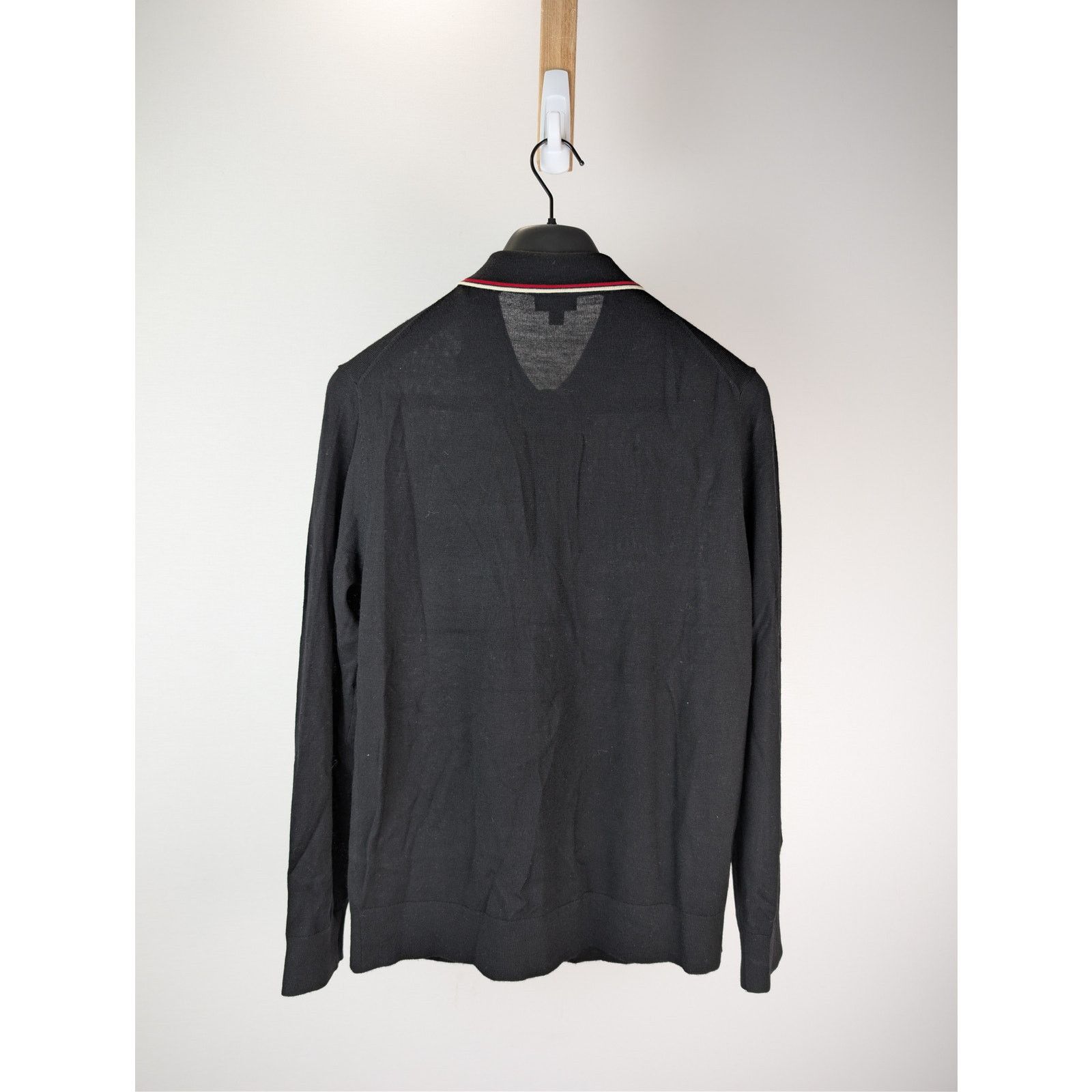 Todd Snyder o1rshd1 CC20 Long Sleeve Full Placket Tipped Polo Sweater Size US M / EU 48-50 / 2 - 17 Thumbnail