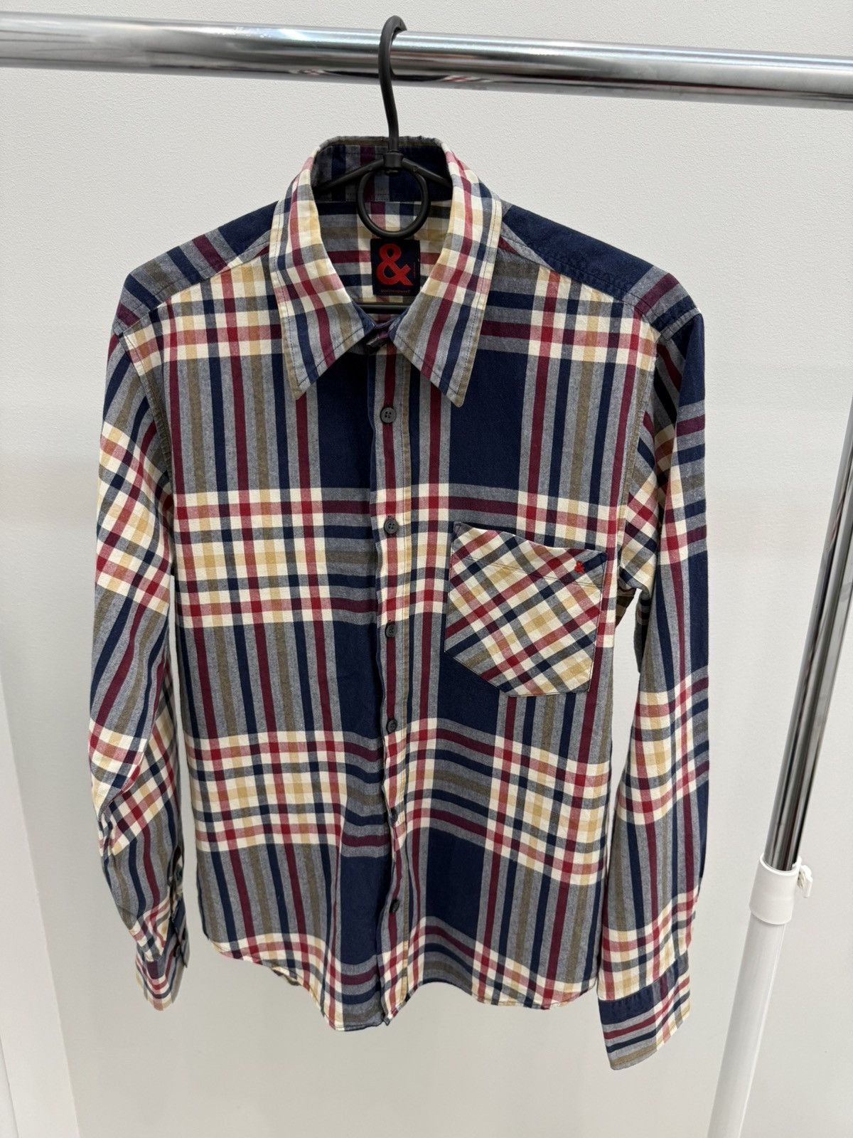 Dolce & Gabbana Dolce & Gabbana Checked Pocket Button Up Shirt Size US M / EU 48-50 / 2 - 1 Thumbnail
