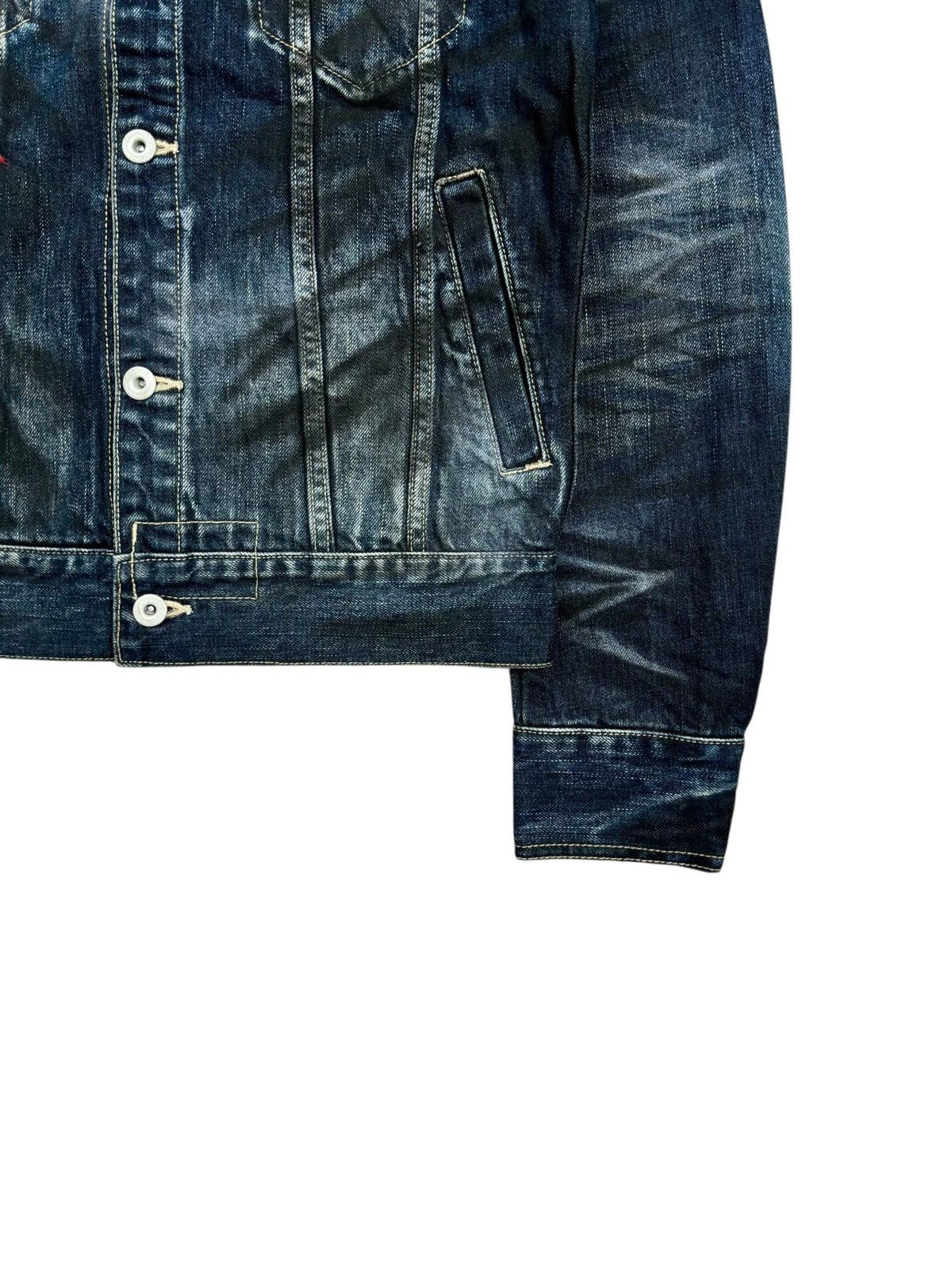 Tornado Mart 2000s Tornado Mart - Clawmark Denim Jacket Vkei Style Size US M / EU 48-50 / 2 - 7 Thumbnail
