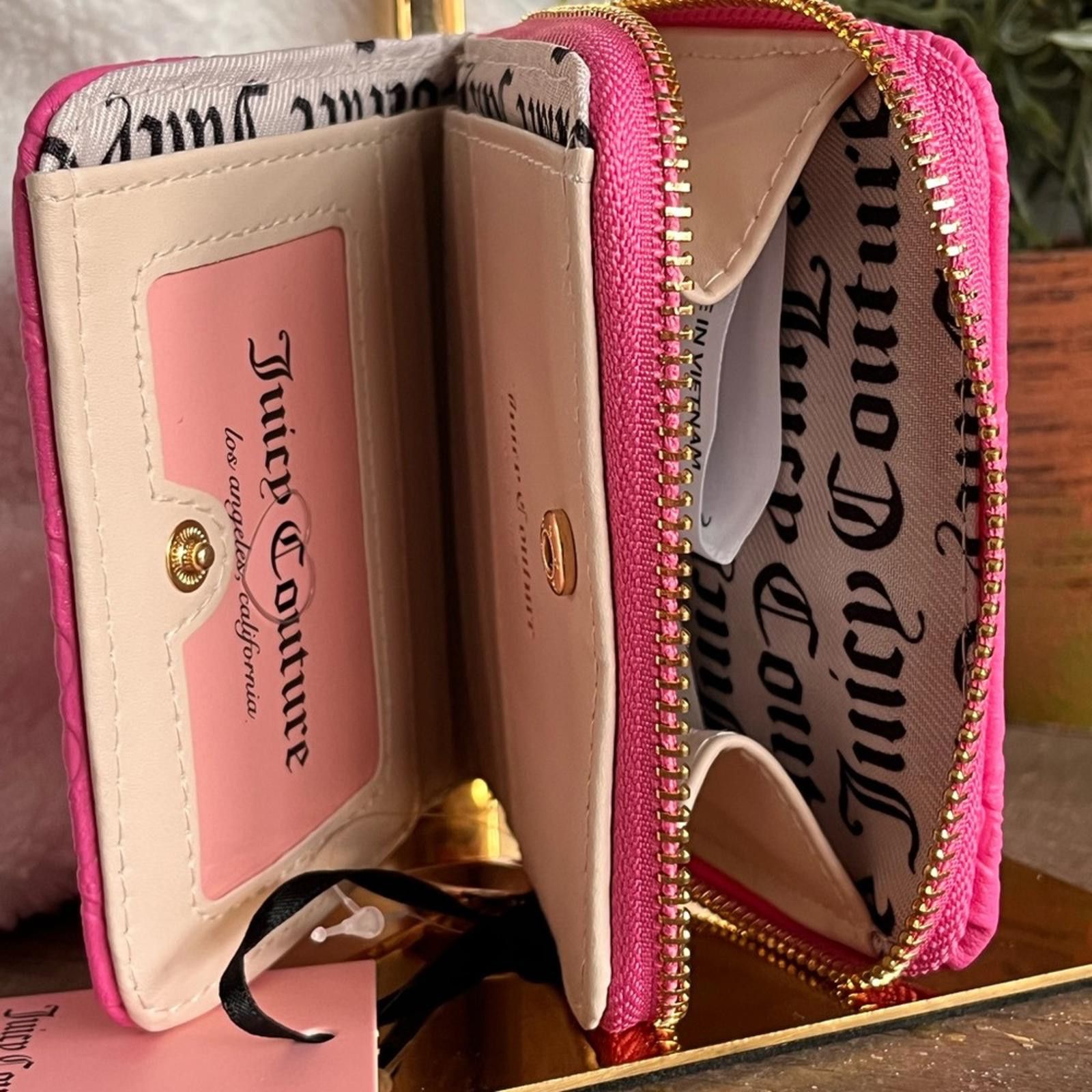 Juicy Couture Jeans Juicy Couture Glitz Out Babe Zip Around Wallet NWT Size ONE SIZE - 5 Thumbnail