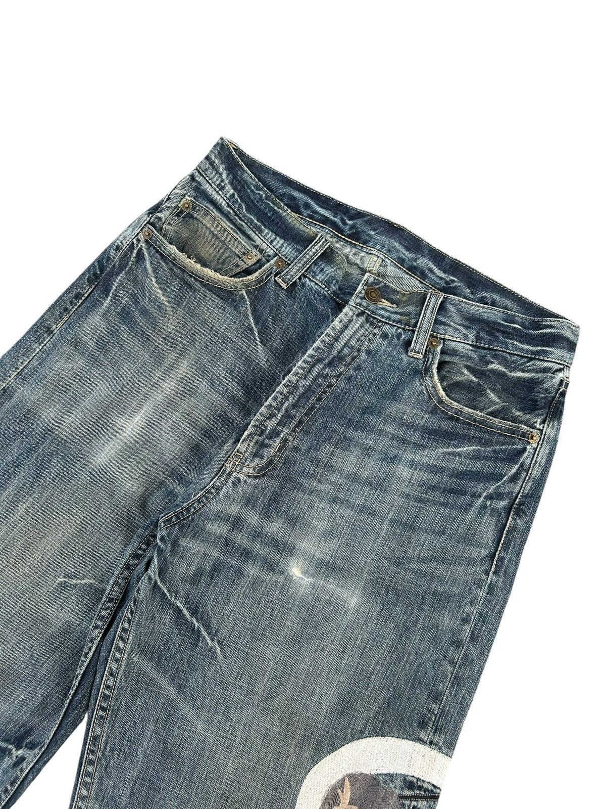 Kapital Karakuri Tamashii Inspired Japanese Distressed Denim jeans Size US 30 / EU 46 - 5 Thumbnail