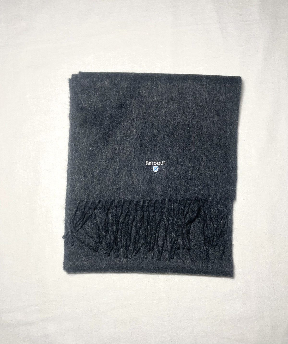 Barbour Barbour grey wool scarf Size ONE SIZE - 1 Thumbnail