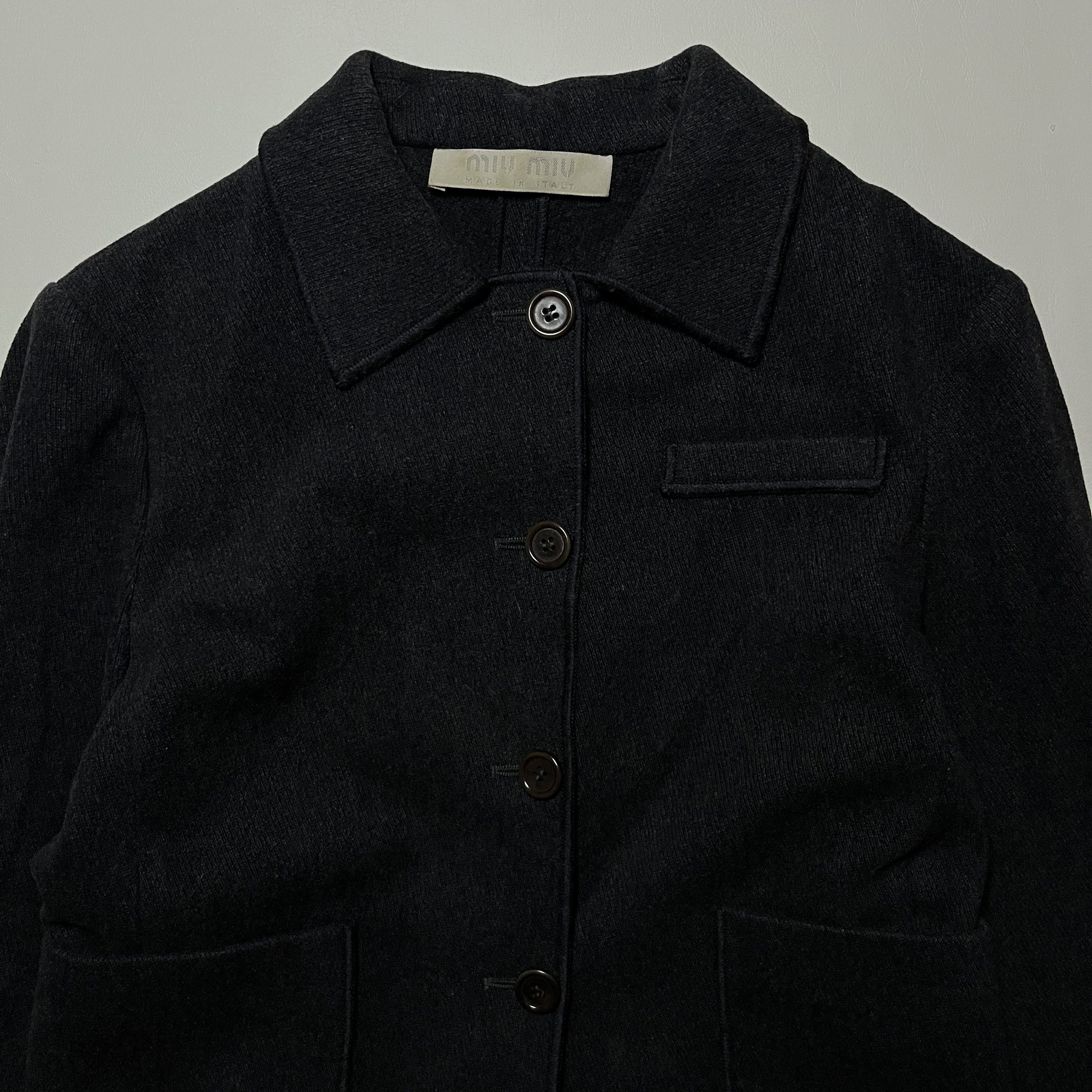 Miu Miu Vintage 90s Miu Miu Wool Jacket Size M / US 6-8 / IT 42-44 - 3 Thumbnail