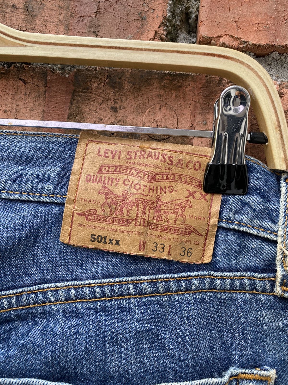 Levi's Vintage Clothing W32x31.5 Vintage levi's 501xx made in USA Size US 32 / EU 48 - 5 Thumbnail
