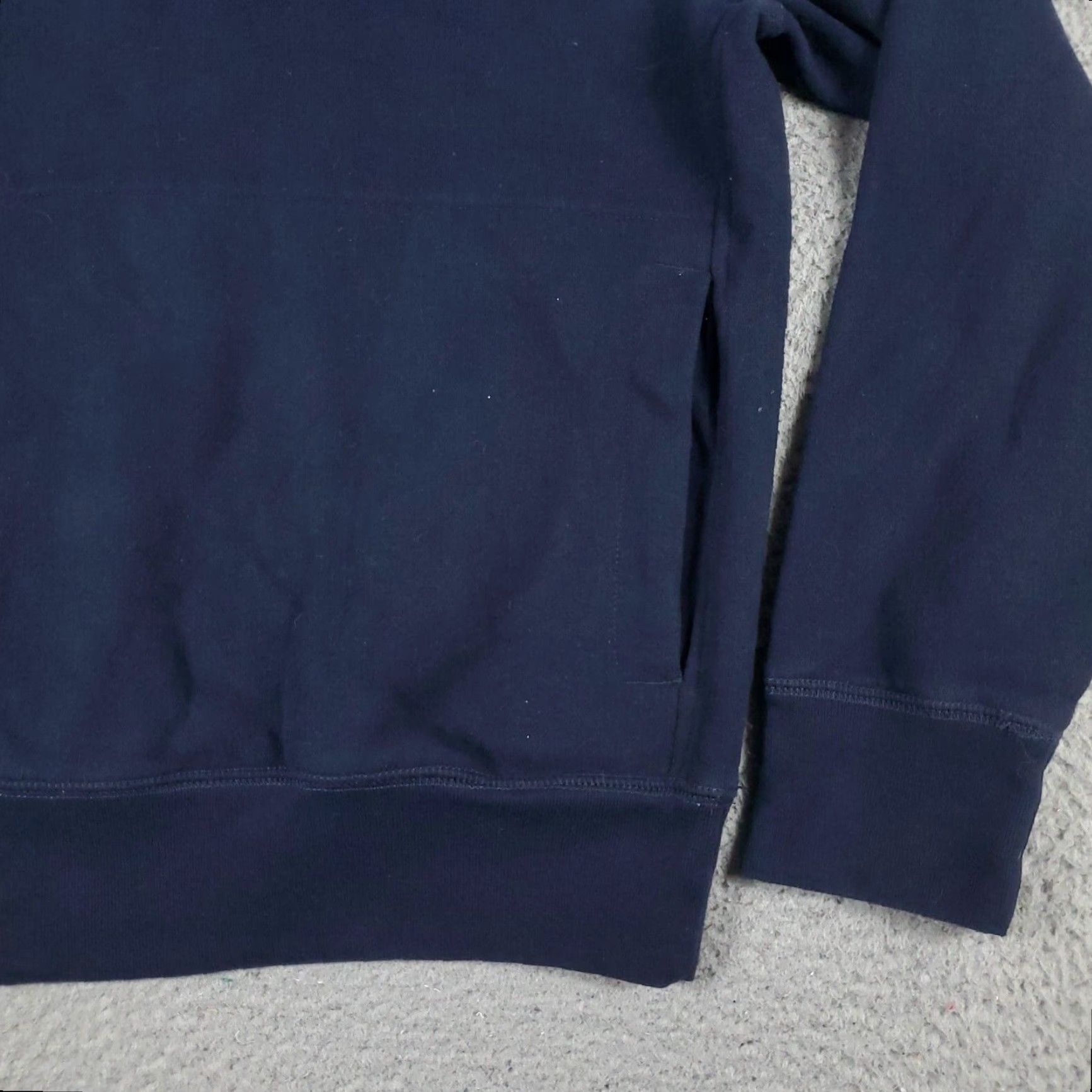 Nautica Nautica Mens Small Blue 1/4 Zip Pullover Fleece Sweater Casual Long Sleeve Cotton Size US S / EU 44-46 / 1 - 5 Thumbnail