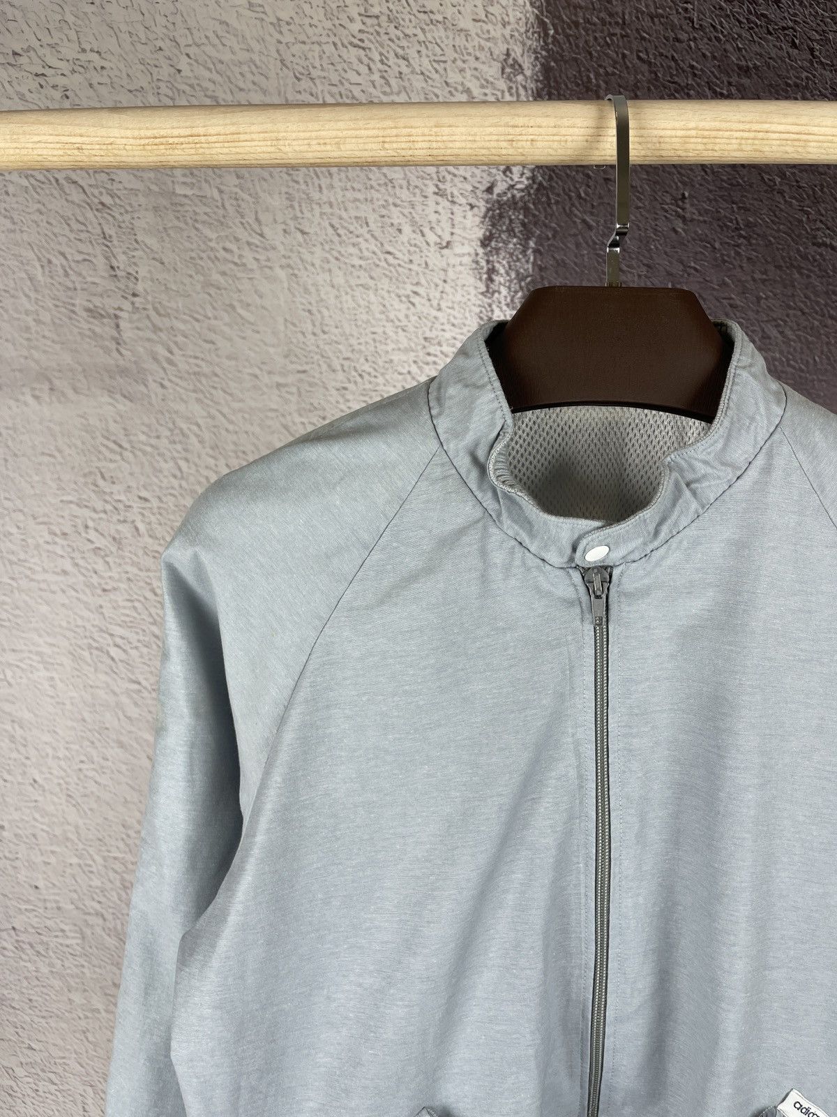 Adidas Adidas vintage 80s grey track top bomber jacket Size US M / EU 48-50 / 2 - 3 Thumbnail