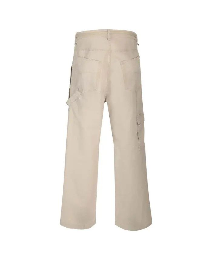 Balenciaga o1srvl11e0526 Cropped Skater Pants In Light Beige Size US 30 / EU 46 - 4 Thumbnail