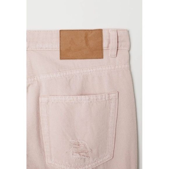 H&M H&M Divided Boyfriend Jeans Powder Pink Distressed Size 30" / US 8 / IT 44 - 2 Thumbnail