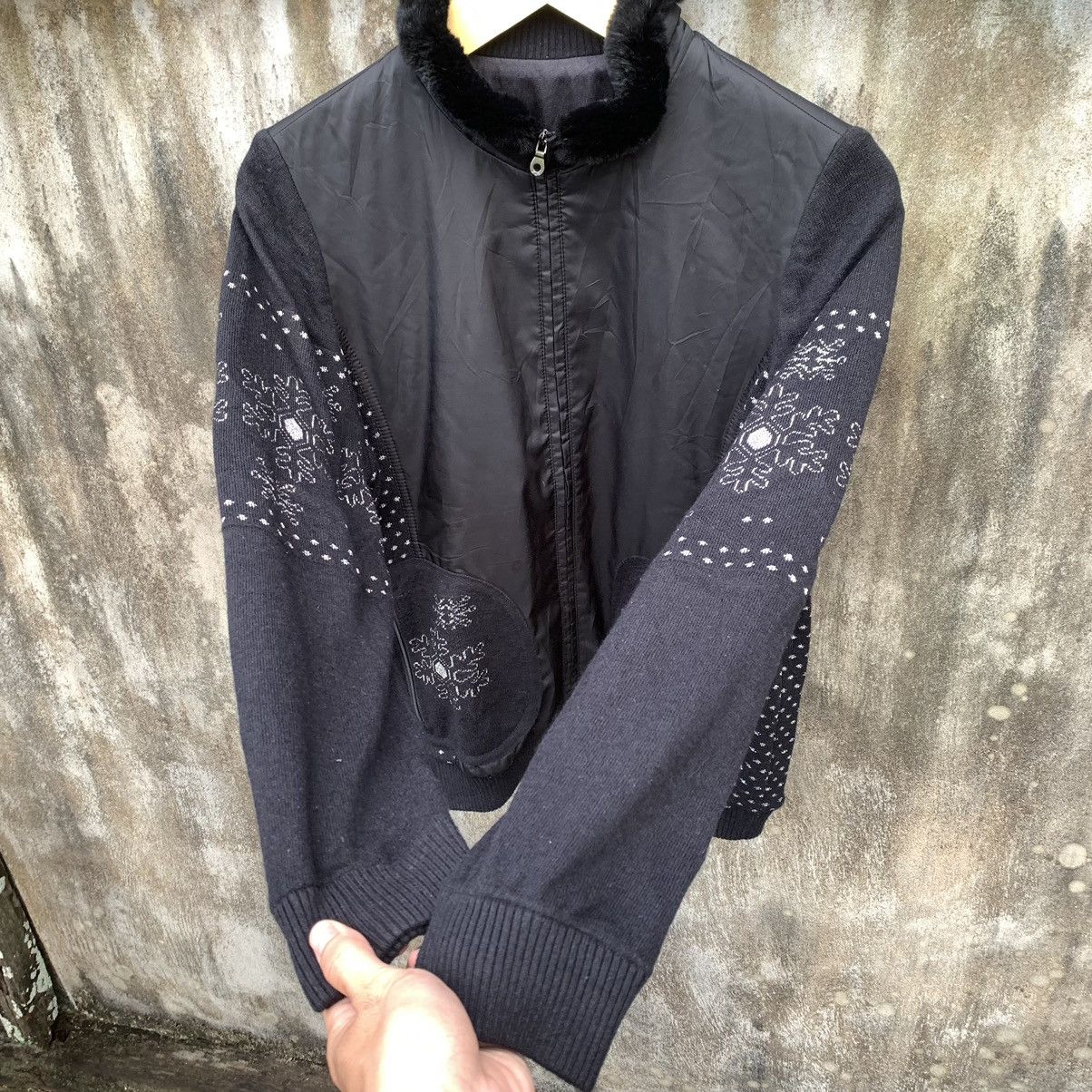 Japanese Brand JAPANESE FUR KNIT JACKET IFSIXWASNINE LGB Size M / US 6-8 / IT 42-44 - 10 Thumbnail