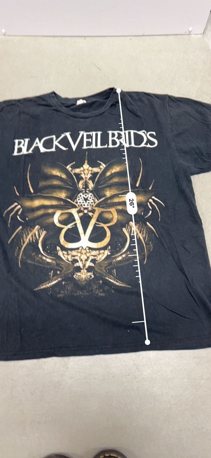 Band Tees × Vintage Vintage Black Veil Brides graphic tee Size US M / EU 48-50 / 2 - 3 Thumbnail