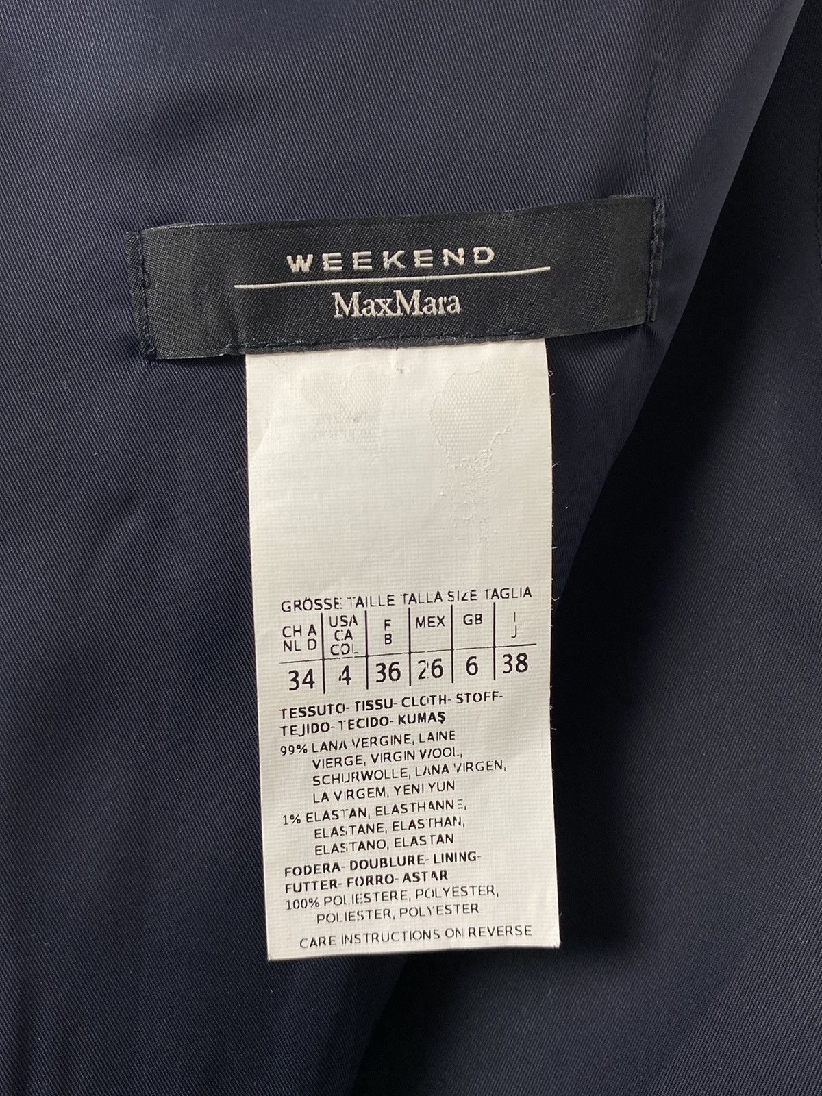 Weekend Max Mara Weekend Max Mara Wool Houndstooth Midi Dress Size S / US 4 / IT 40 - 8 Thumbnail