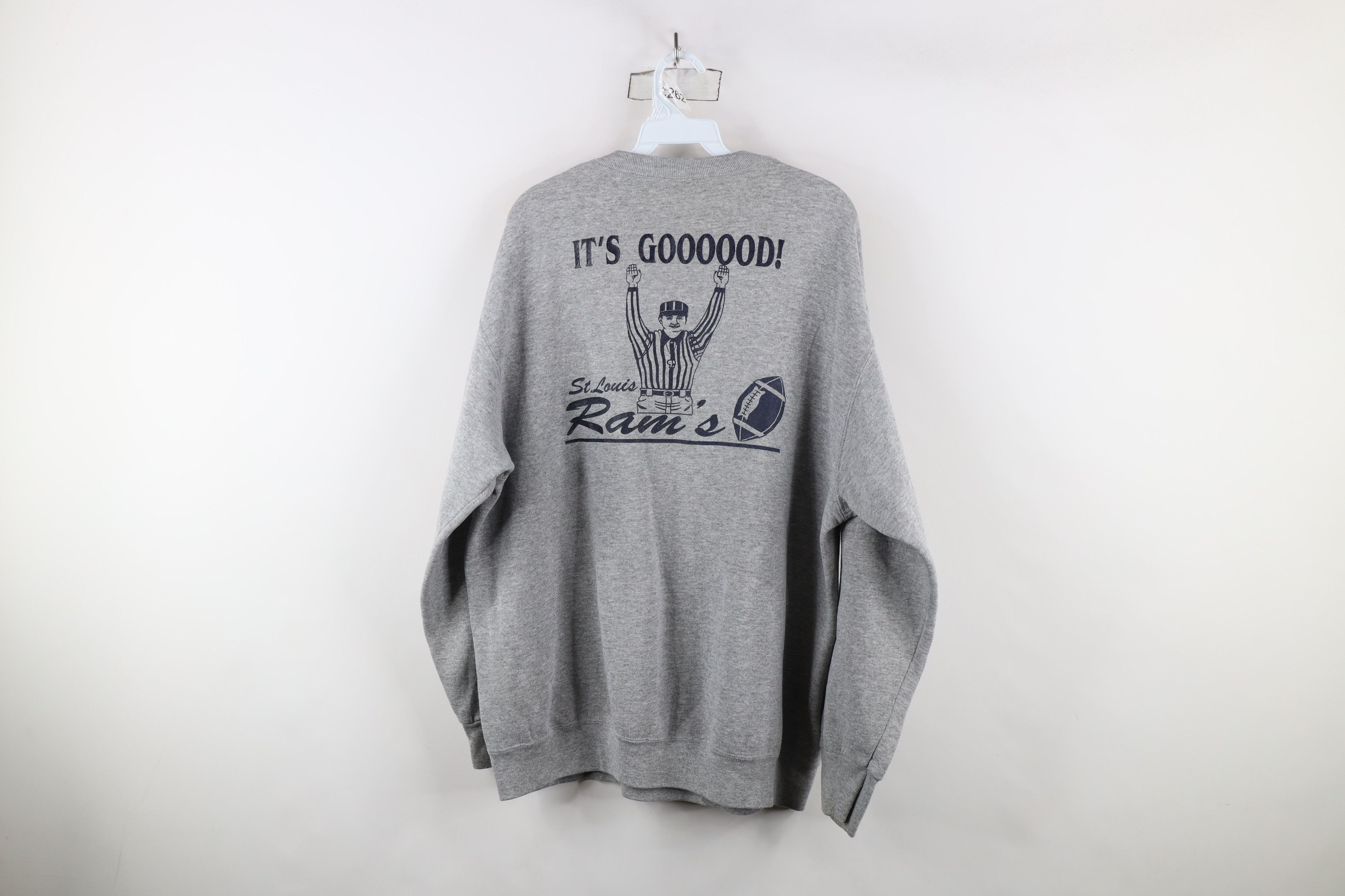Vintage Vintage Champs St Louis Rams Football Crewneck Sweatshirt Size US XL / EU 56 / 4 - 11 Thumbnail