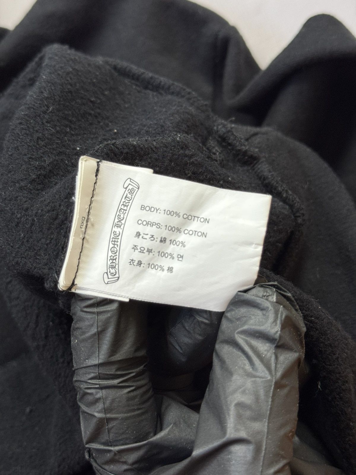 Chrome Hearts Chrome Hearts Flame Sleeve Hoodie(Black/L) Size US L / EU 52-54 / 3 - 16 Thumbnail