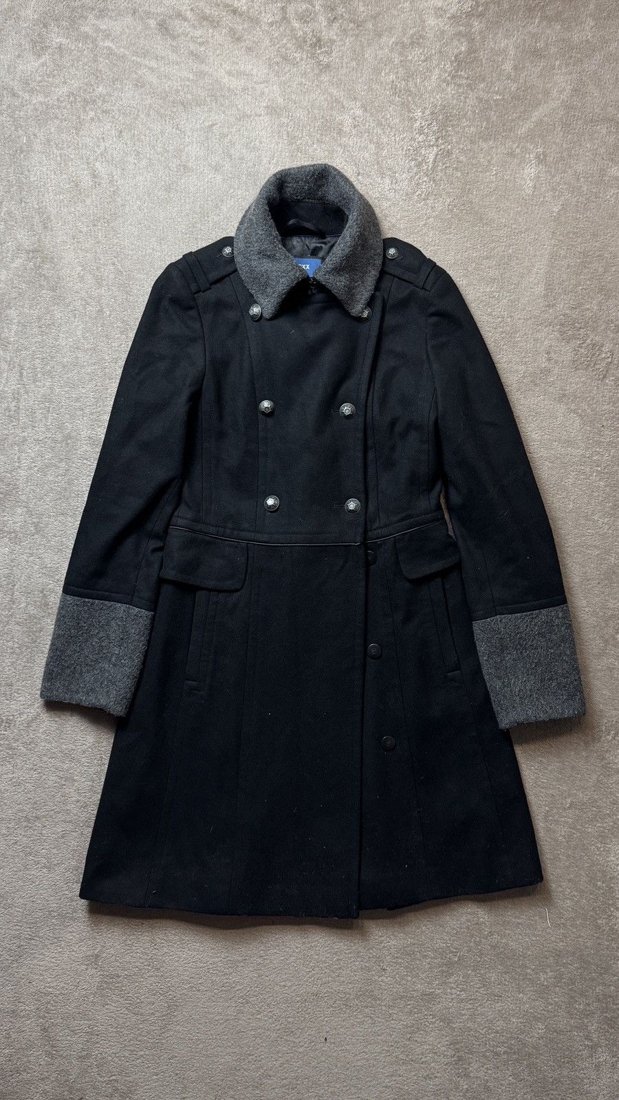 Japanese Brand 00s Napoleon Japan Balmain PPFM gucci Style Mohair Wool Coat Size S / US 4 / IT 40 - 2 Thumbnail