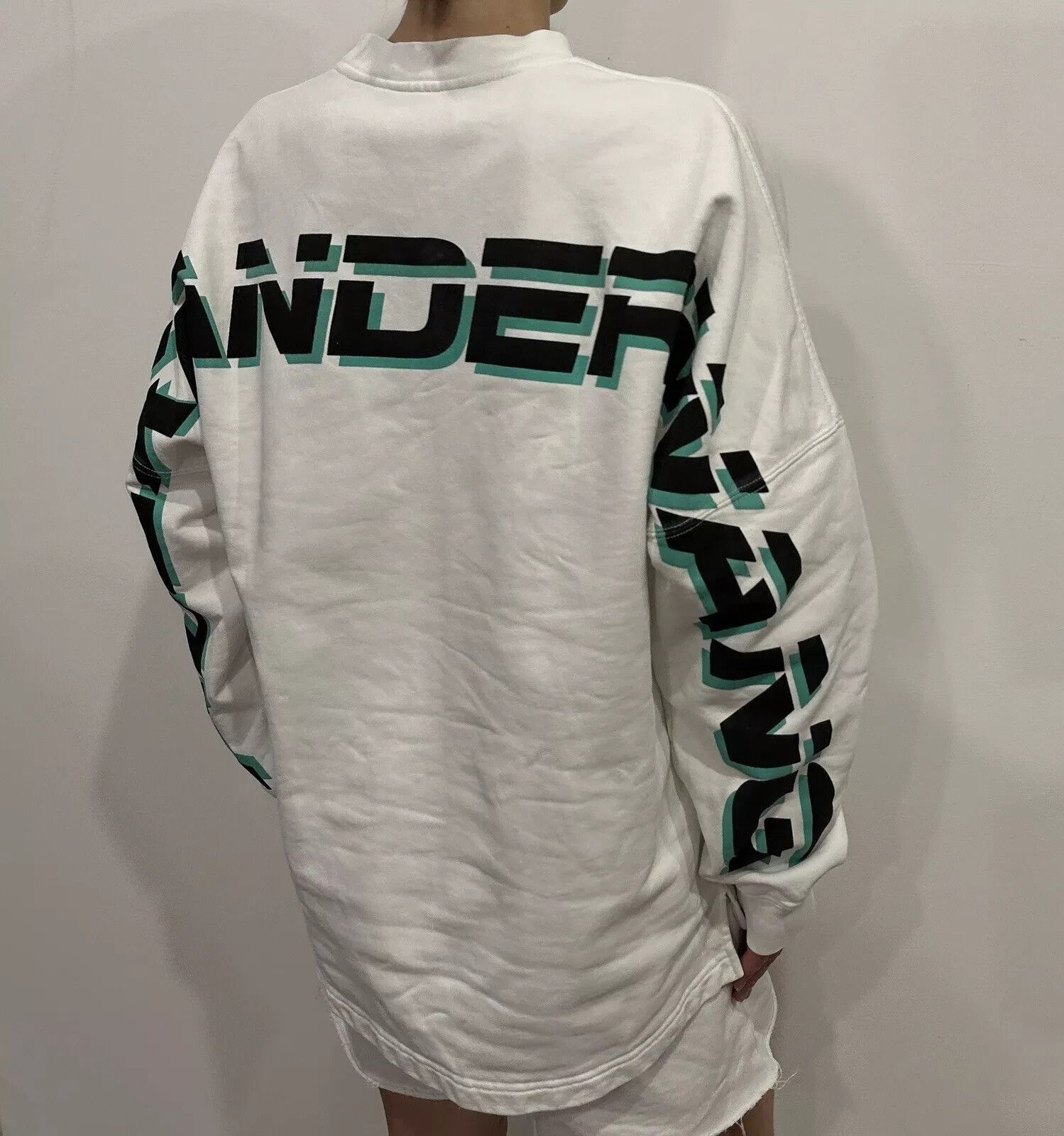 Alexander Wang T Alexander Wang Cotton Sweatshirt Back Logo White Size S Size S / US 4 / IT 40 - 1 Thumbnail